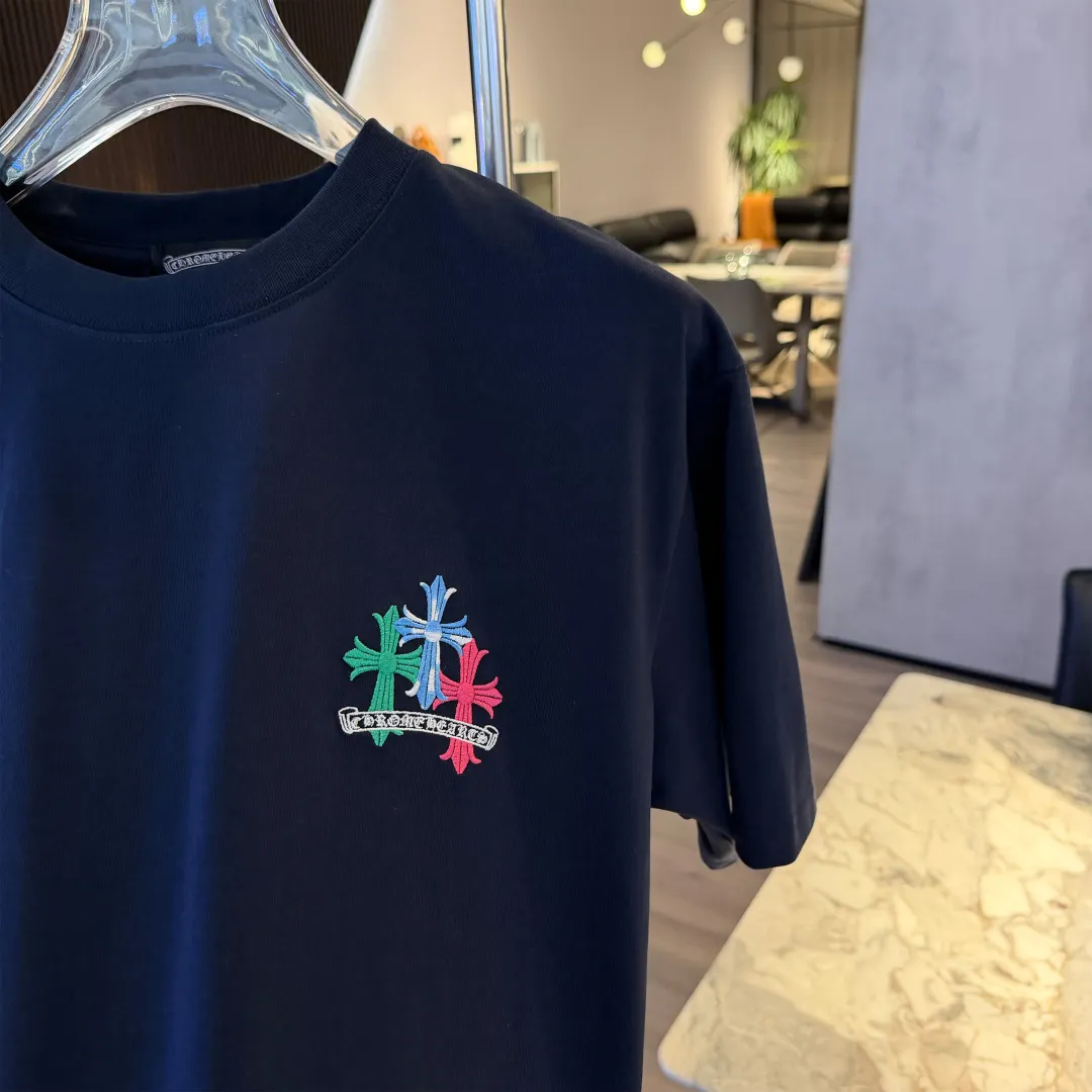 Embroidered Logo Cotton T-Shirt D15521526 — view 3