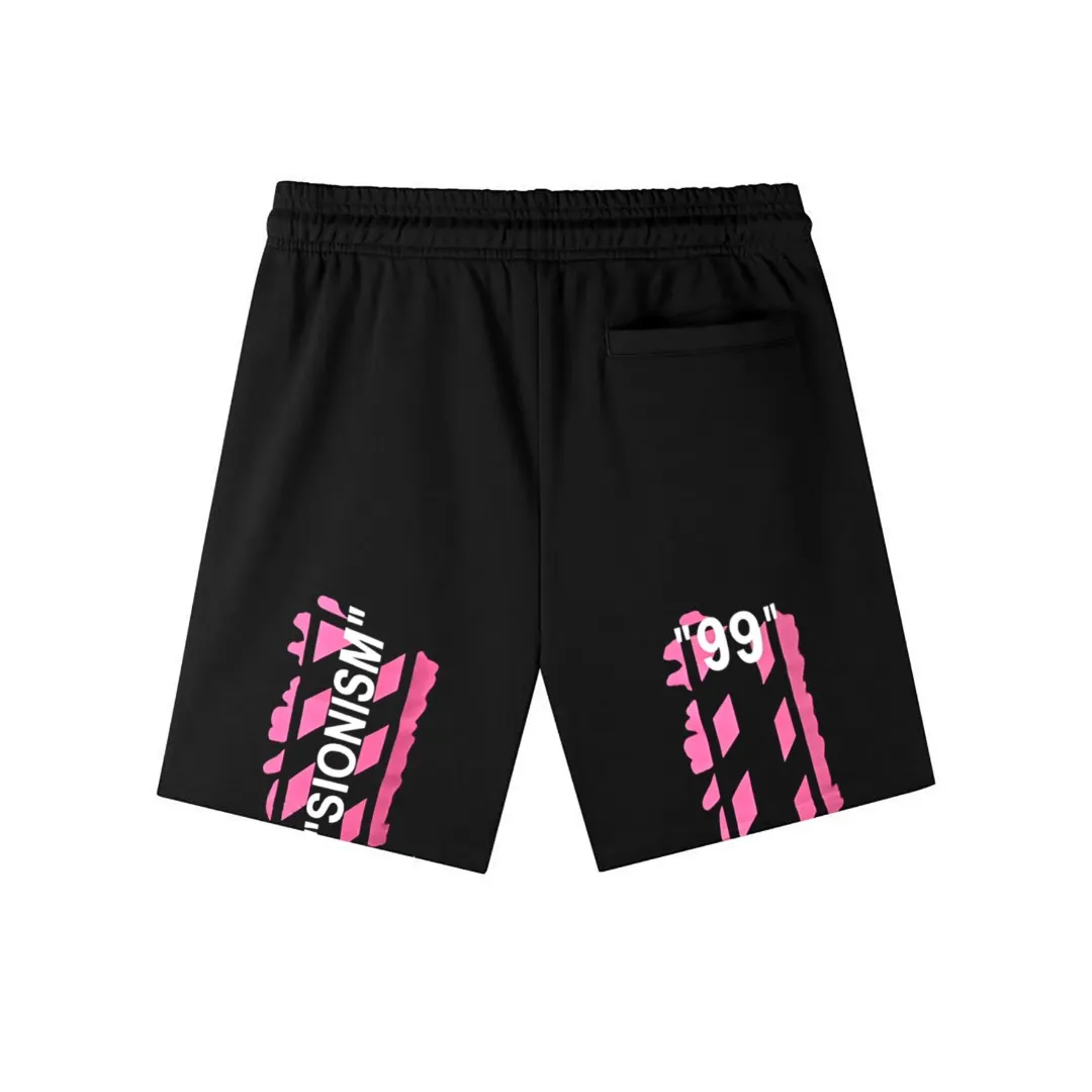 Logo Print Cotton-Jersey Drawstring Shorts D12020267 — view 4