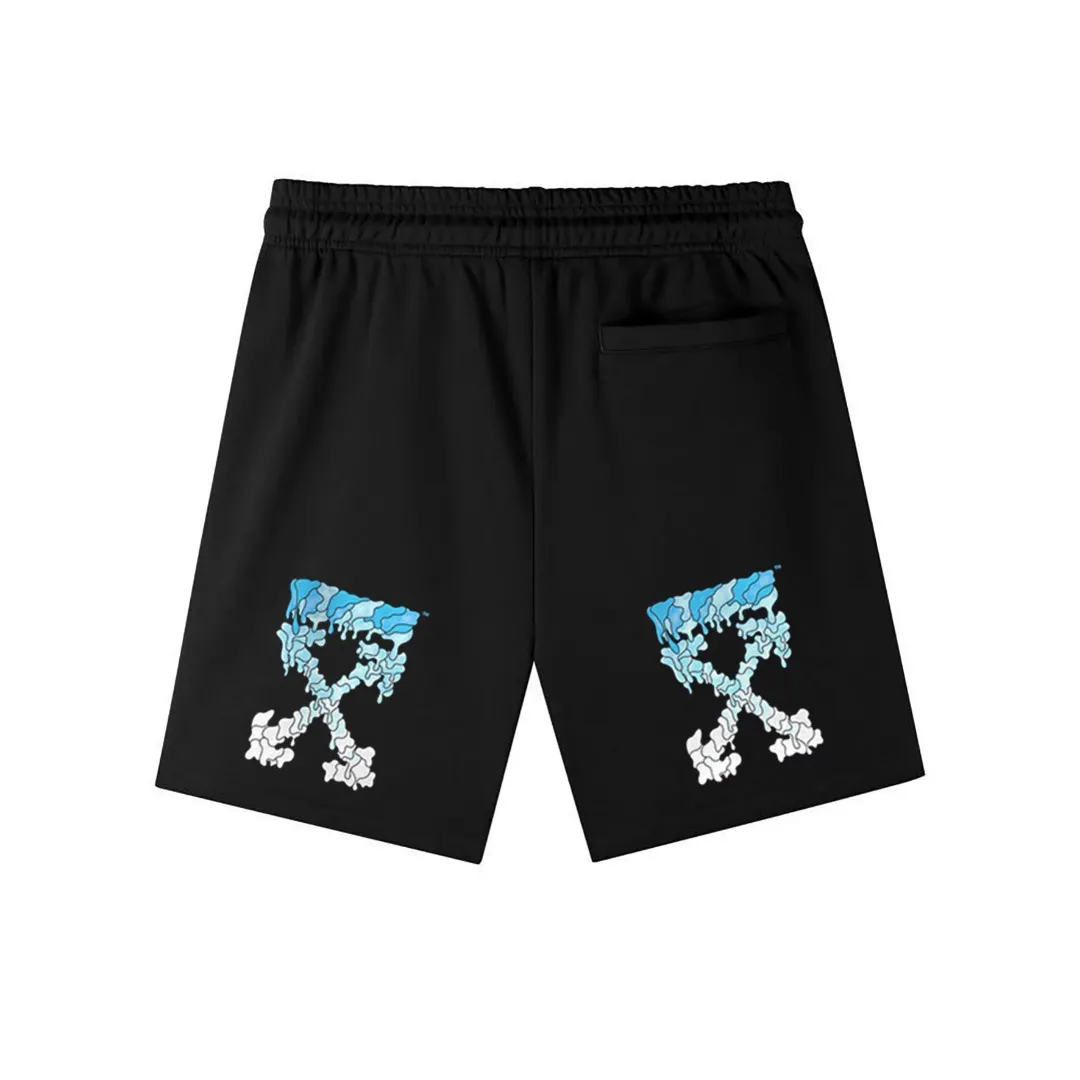 Logo Print Brushed Cotton Sweat Shorts D12020279 — view 4