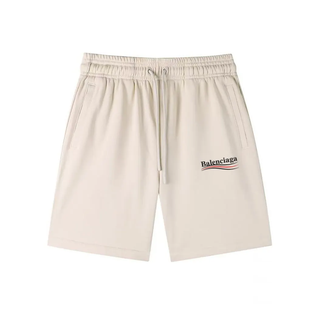 Political Campaign Logo Cotton Jersey Shorts D12020262