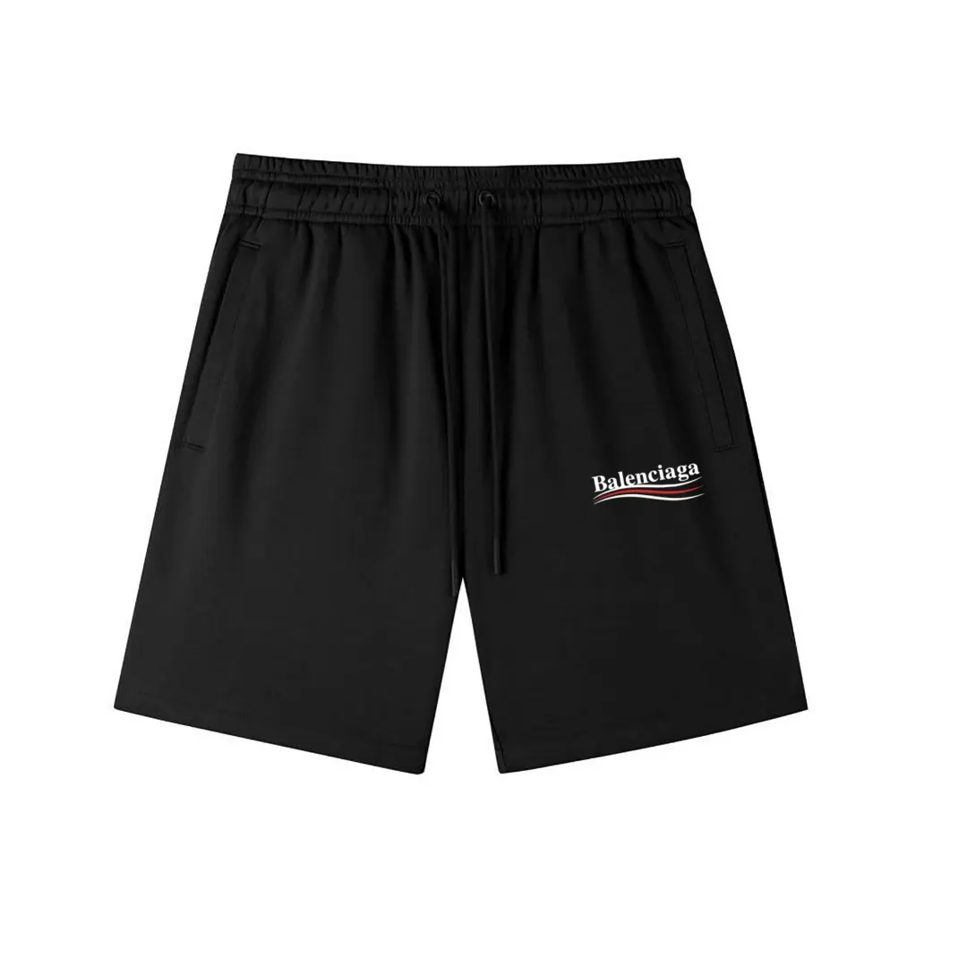 Political Campaign Logo Cotton-Jersey Shorts D12020265