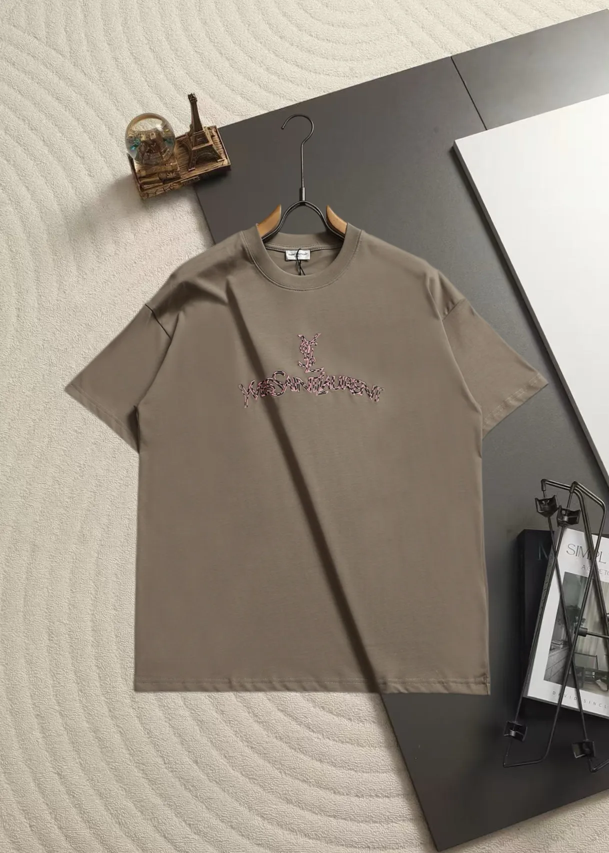 Logo Embroidered Cotton Jersey T-Shirt D13520189