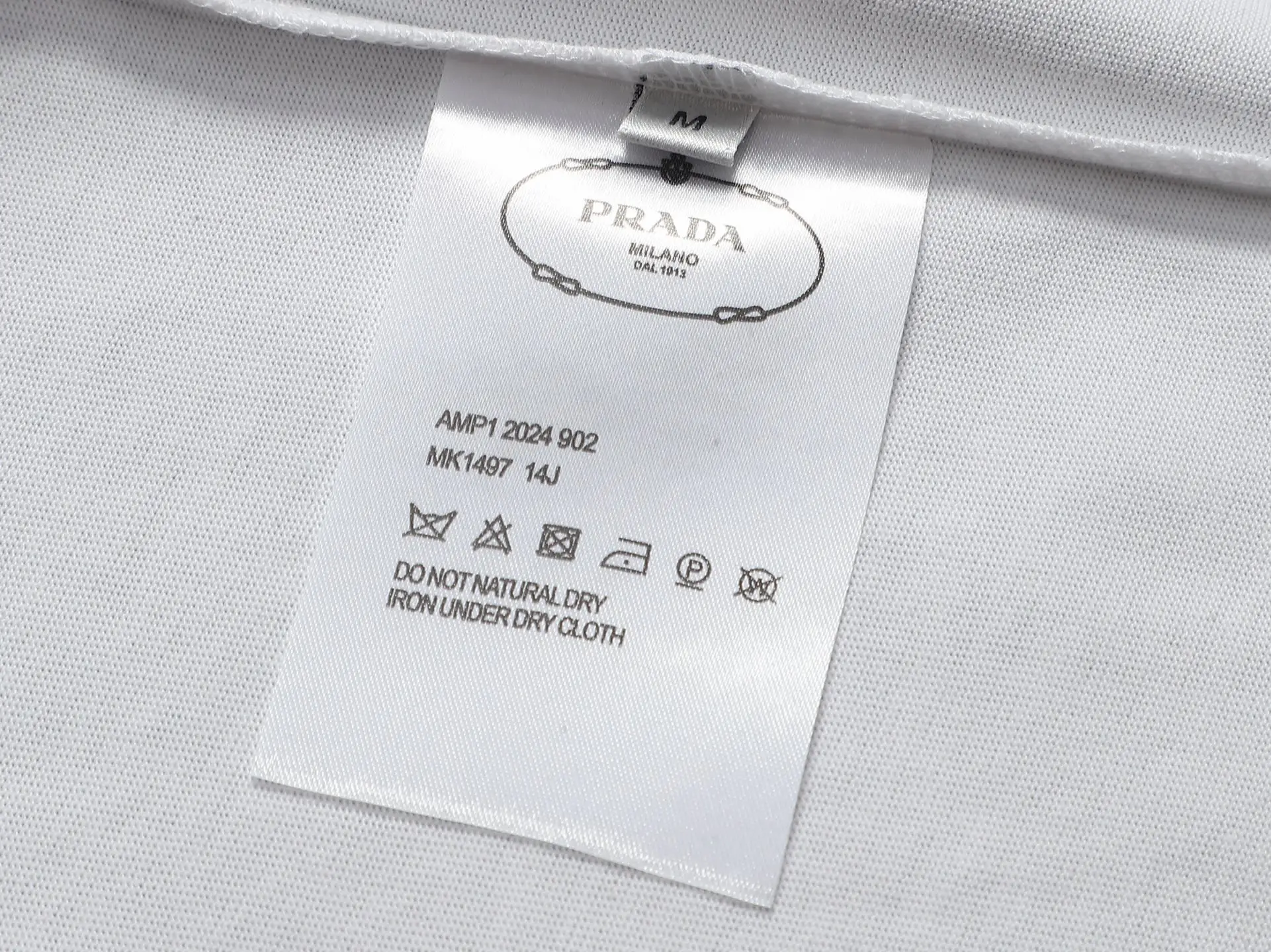 Embroidered Logo Cotton T-Shirt D13520185 — view 7