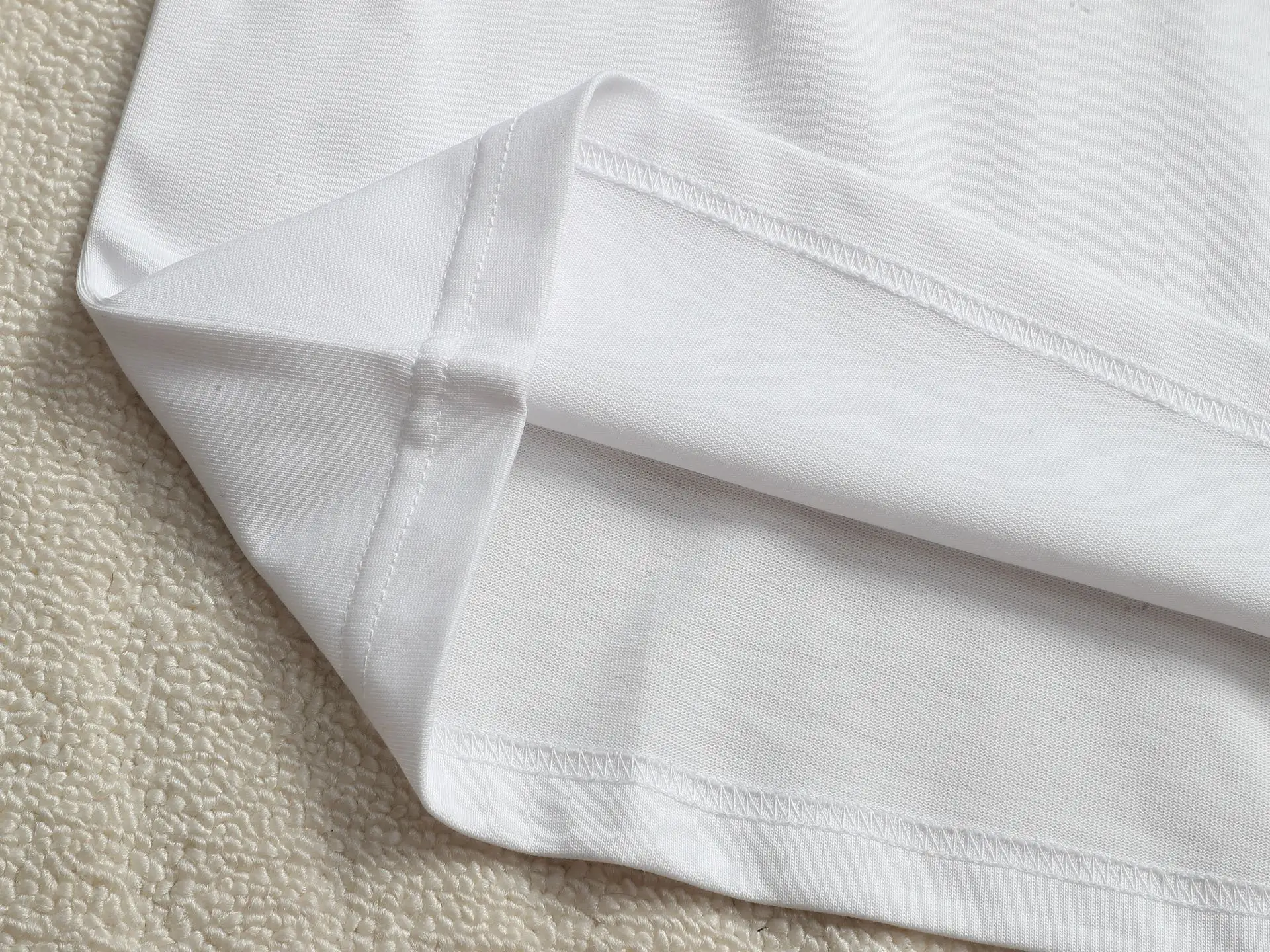 Embroidered Logo Cotton T-Shirt D13520185 — view 9