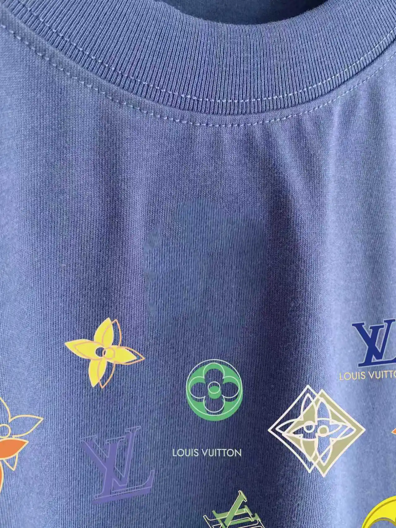Monogram Badge Print Cotton T-Shirt D13520134 — view 4