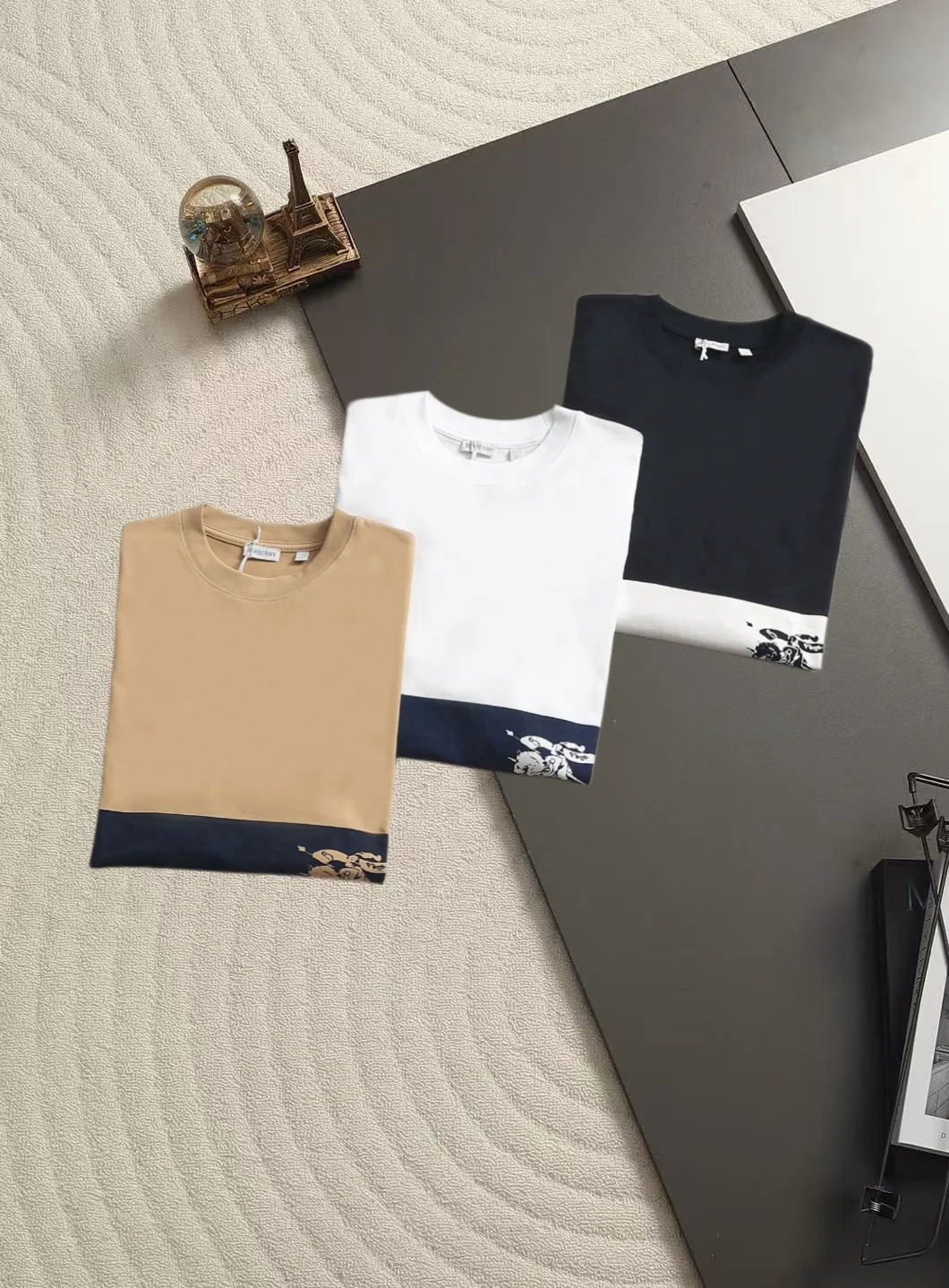 EKD Print Color-Block Cotton T-Shirt D13520167 — view 2