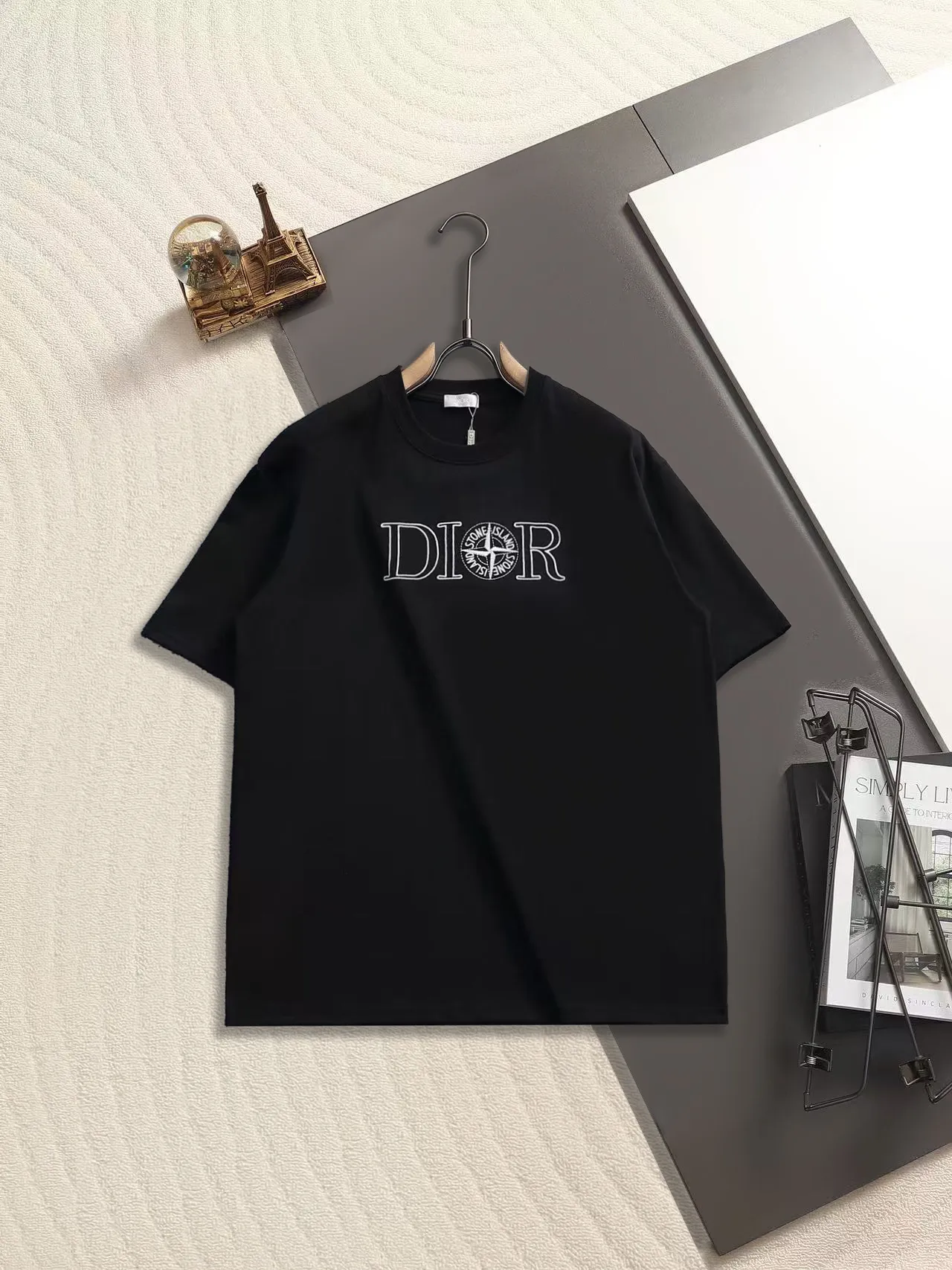 Vintage-Inspired Embroidered Logo T-Shirt D13520164