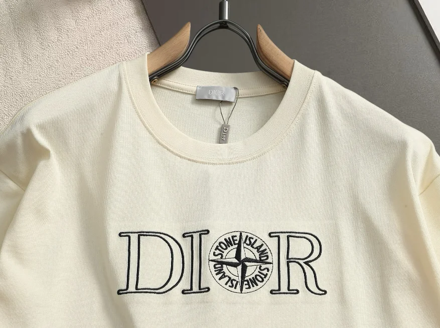 Embroidered Logo Cotton T-Shirt D13520165 — view 3