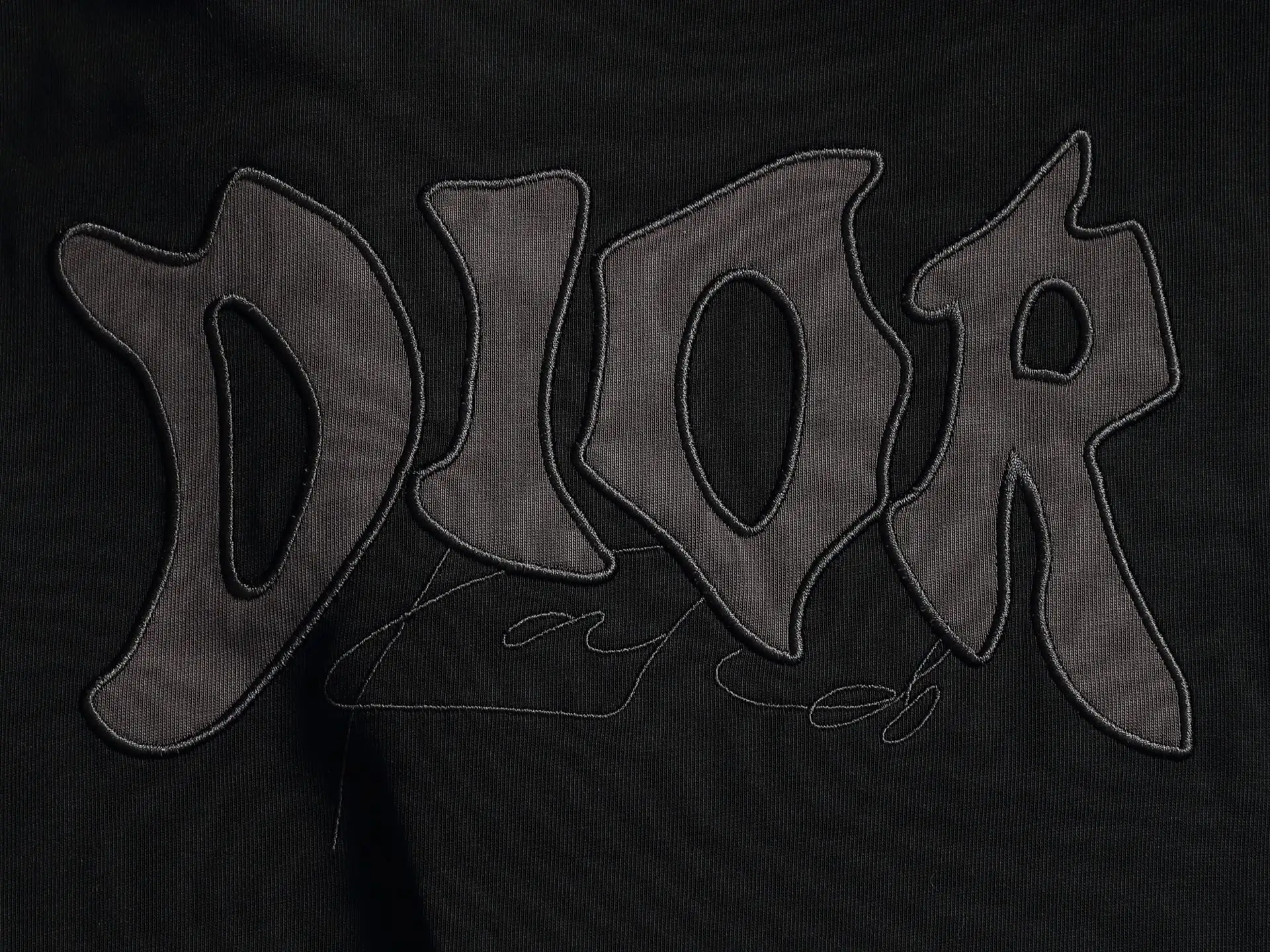 Logo Appliqué Cotton-Jersey T-Shirt D13520157 — view 9