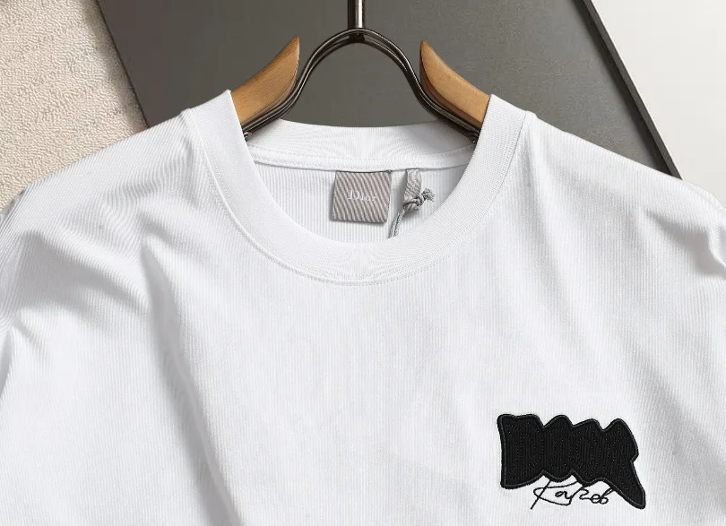 CD Logo Appliqué Cotton T-Shirt D13520156 — view 4
