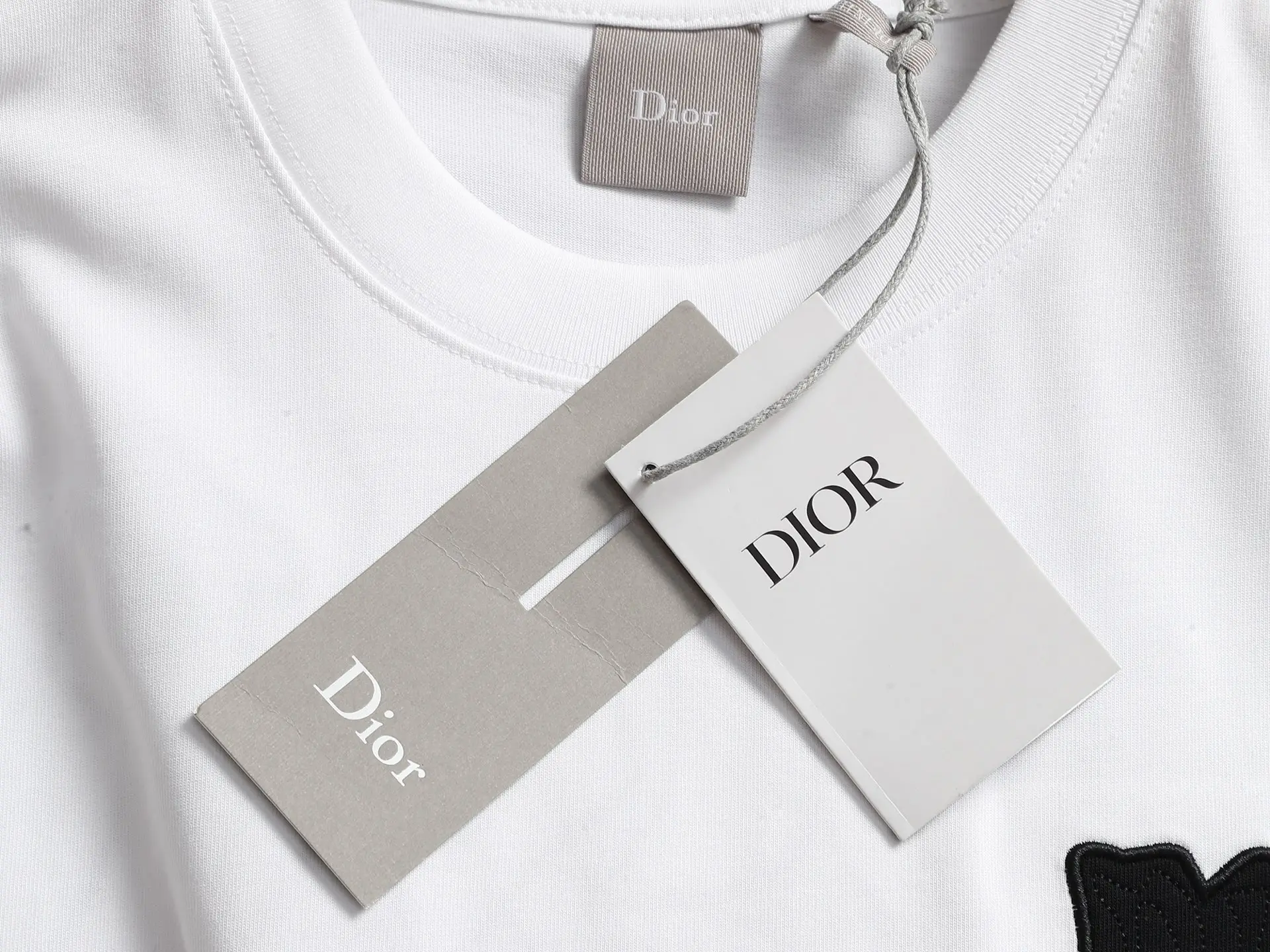 CD Logo Appliqué Cotton T-Shirt D13520156 — view 6
