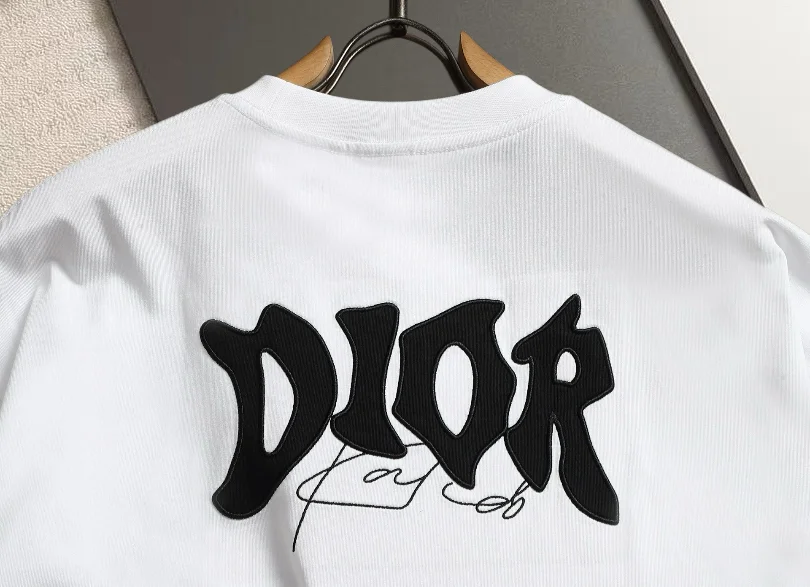 CD Logo Appliqué Cotton T-Shirt D13520156 — view 9