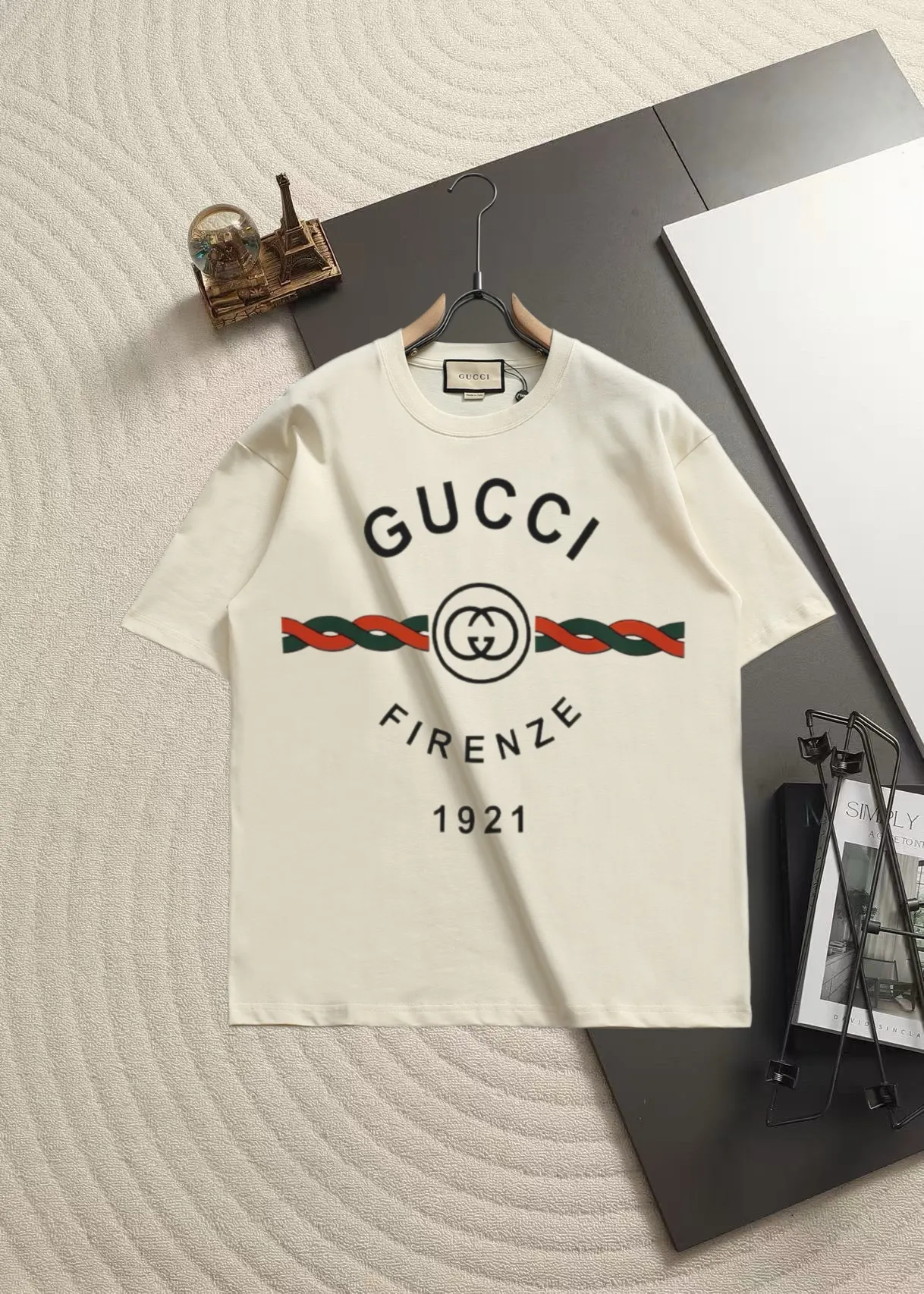 Firenze 1921 Logo Print Cotton T-Shirt D13520187
