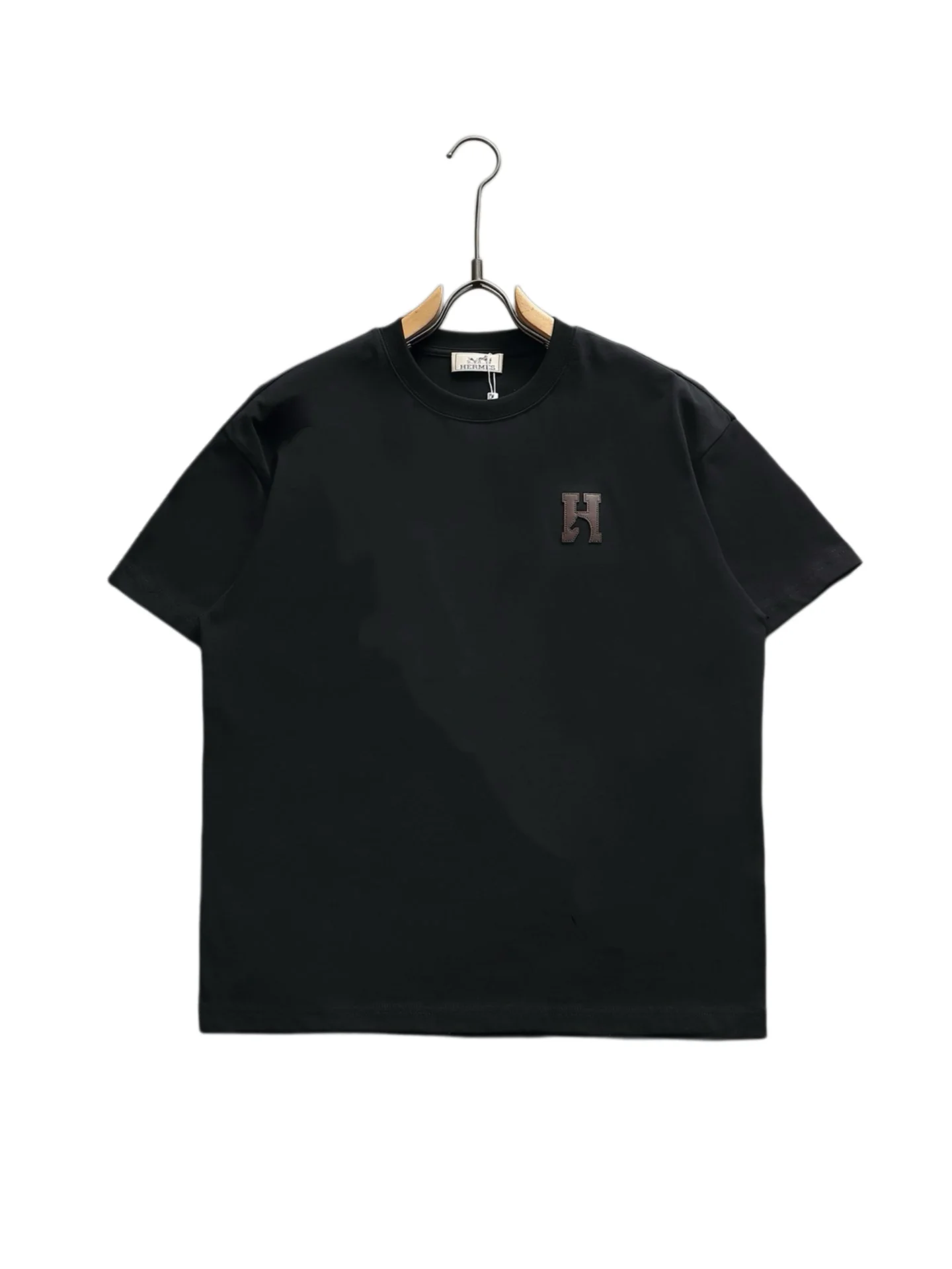 H Logo Cotton-Blend T-Shirt D13520193 — view 5