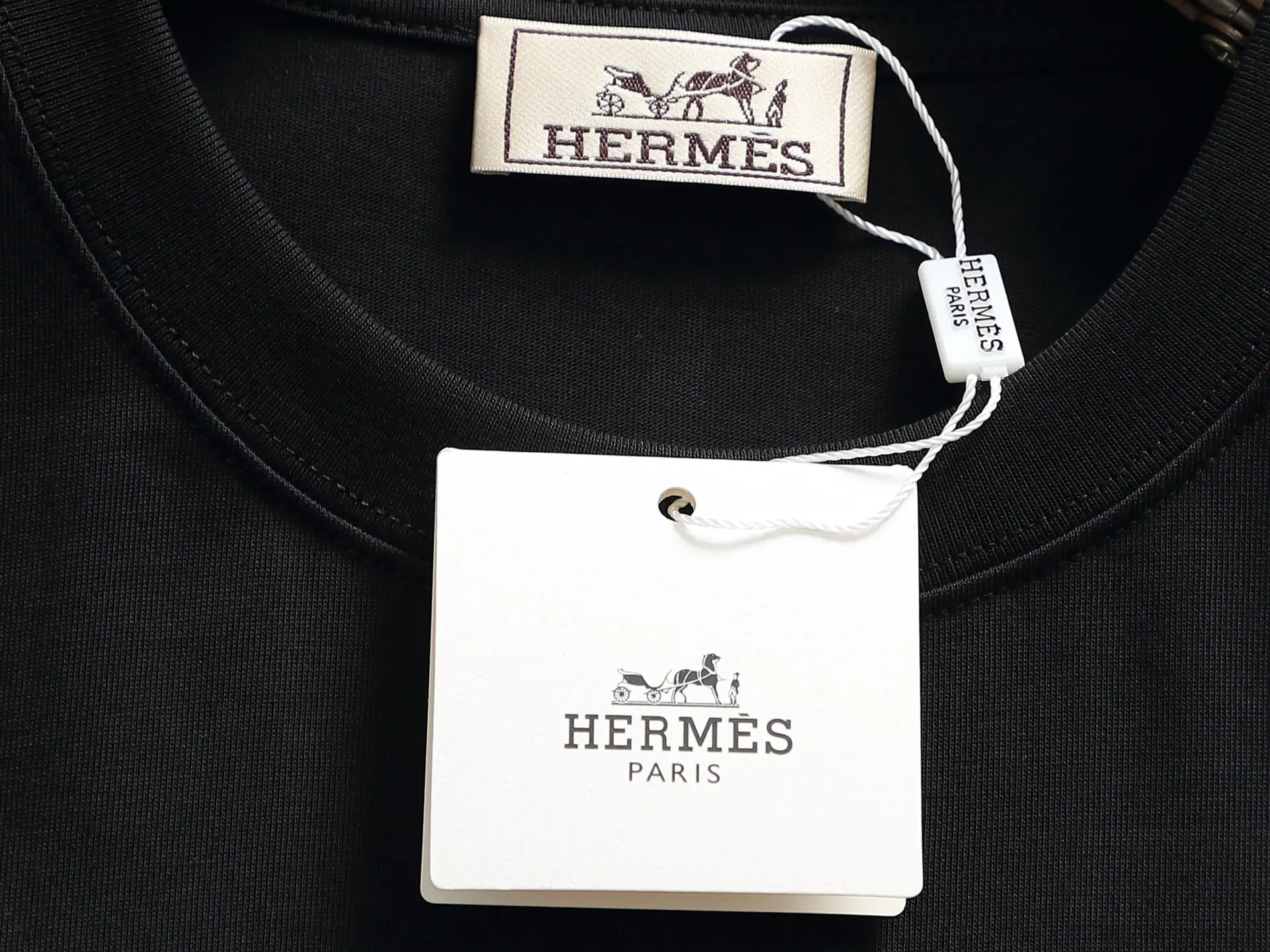 H Logo Cotton-Blend T-Shirt D13520193 — view 6