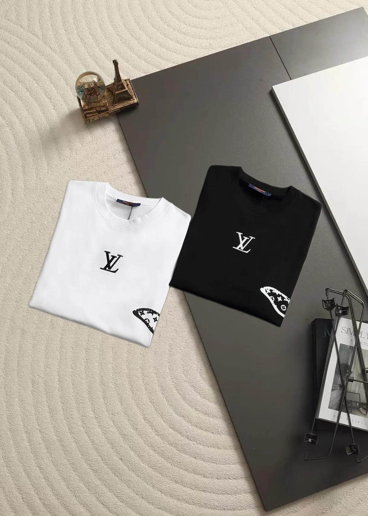 Logo Embroidered Monogram Print T-Shirt D13520159 — view 2
