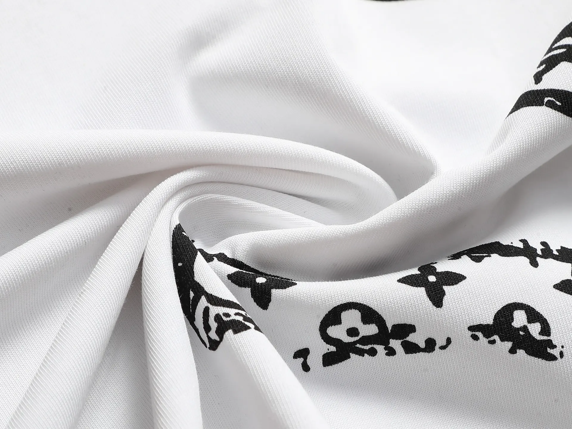 Embroidered Monogram Logo Cotton T-Shirt D13520158 — view 7