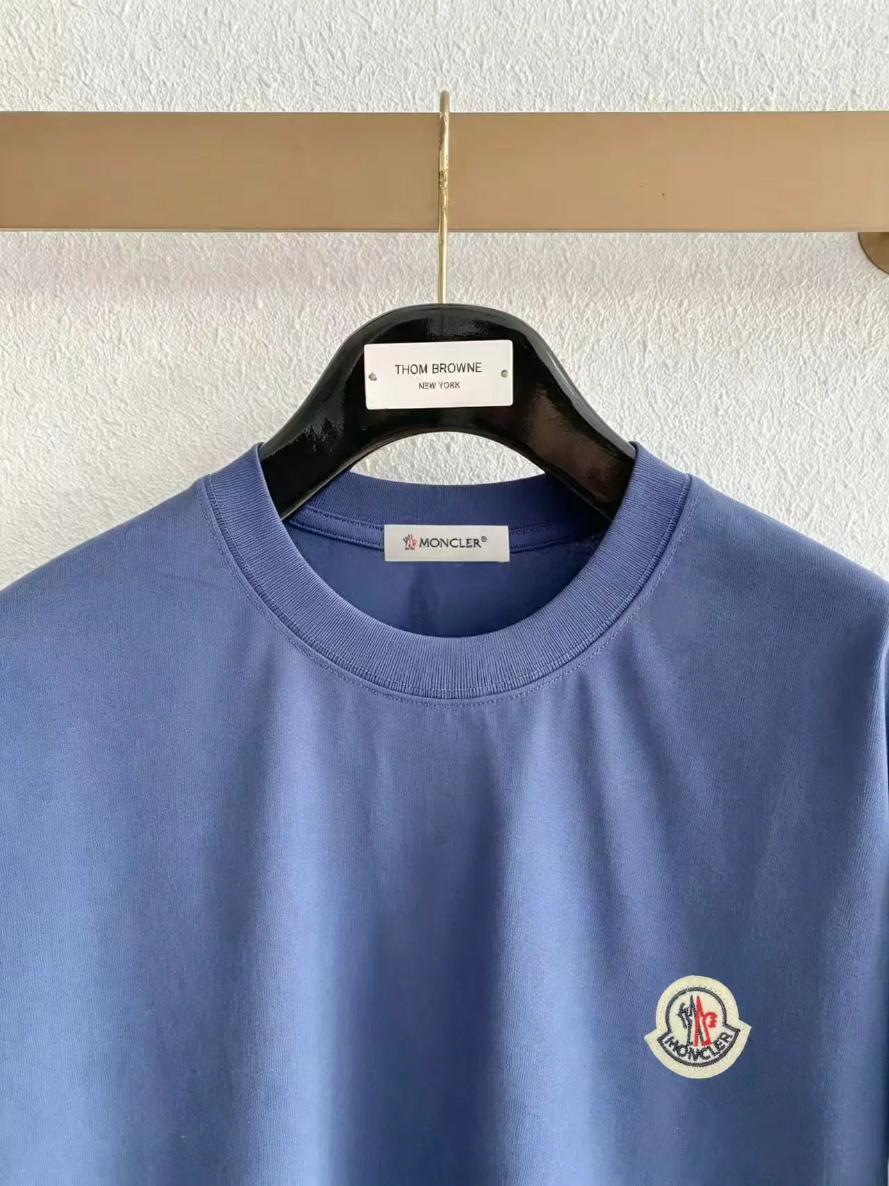 Logo-Embroidered Cotton Jersey T-Shirt D13520103 — view 3
