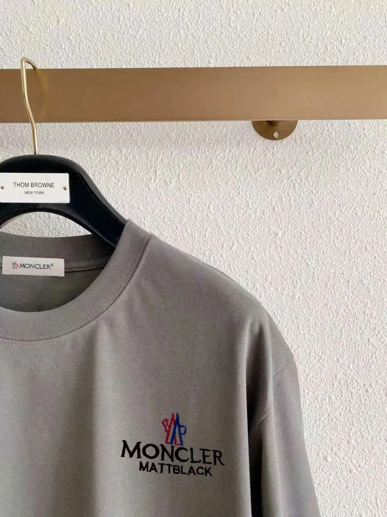 Embroidered Logo Cotton T-Shirt D13520114 — view 3