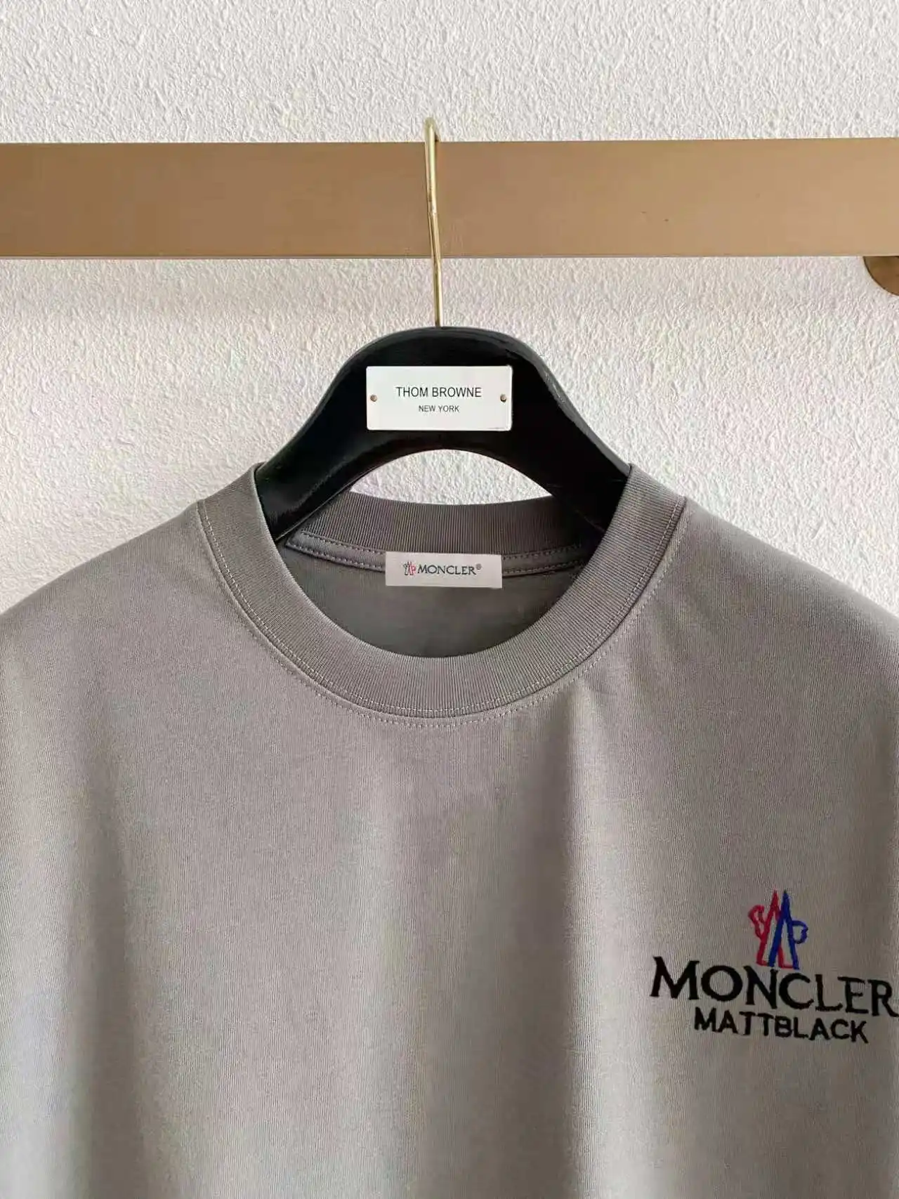 Embroidered Logo Cotton T-Shirt D13520114 — view 4