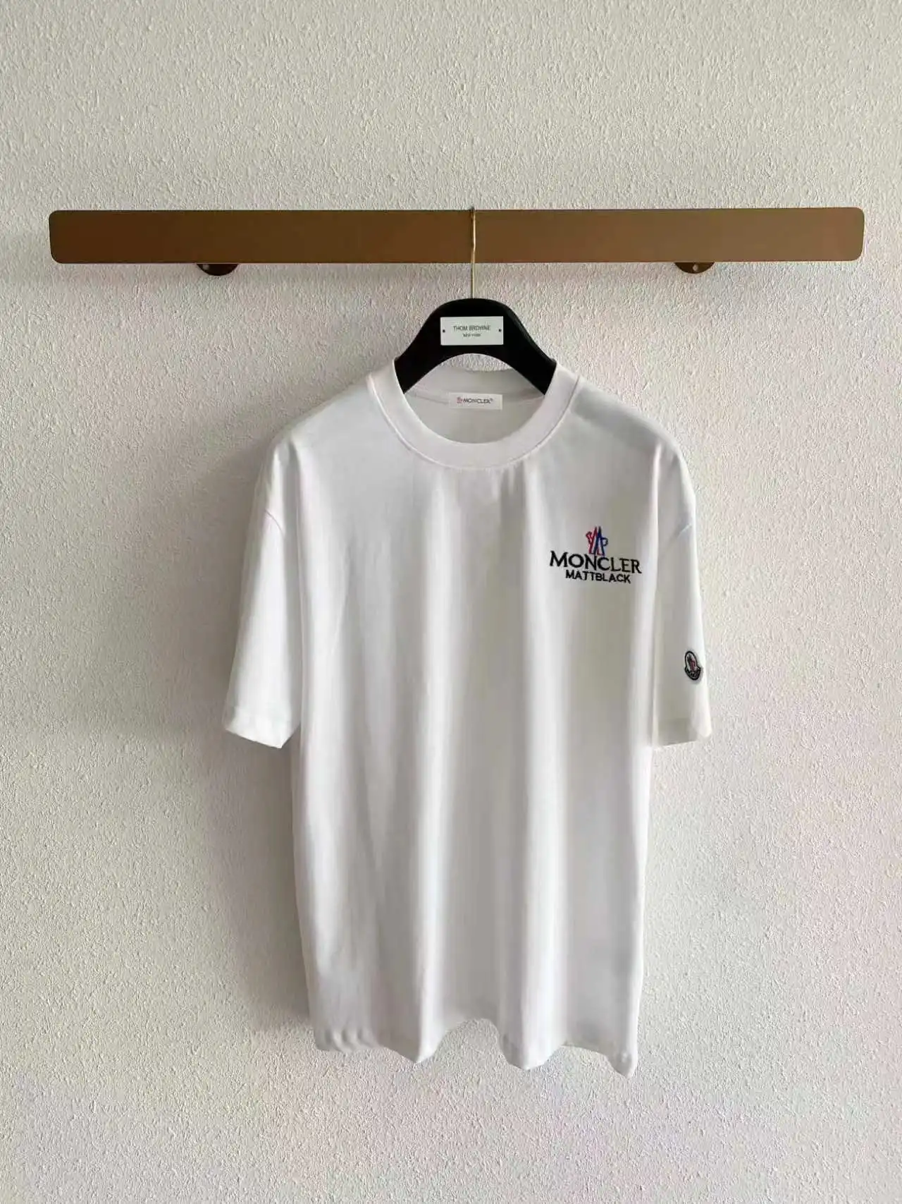 Logo Embroidered Cotton T-Shirt D13520112