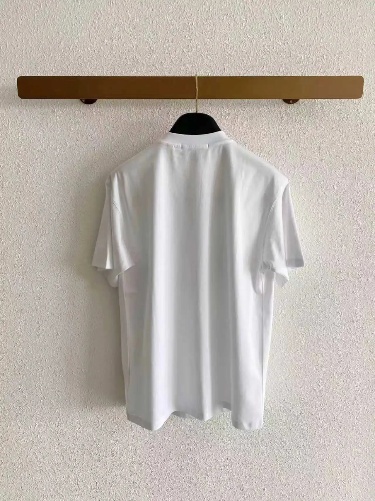 Logo Embroidered Cotton T-Shirt D13520112 — view 2