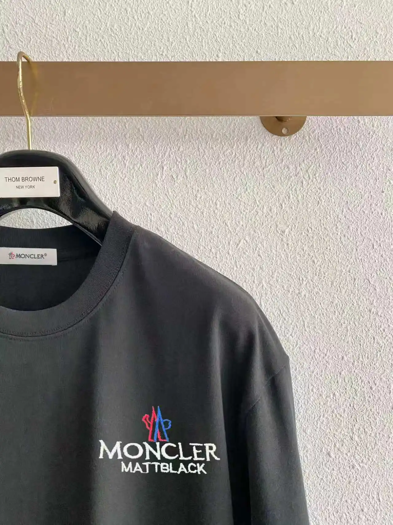 Logo Embroidered Cotton T-Shirt D13520115 — view 4