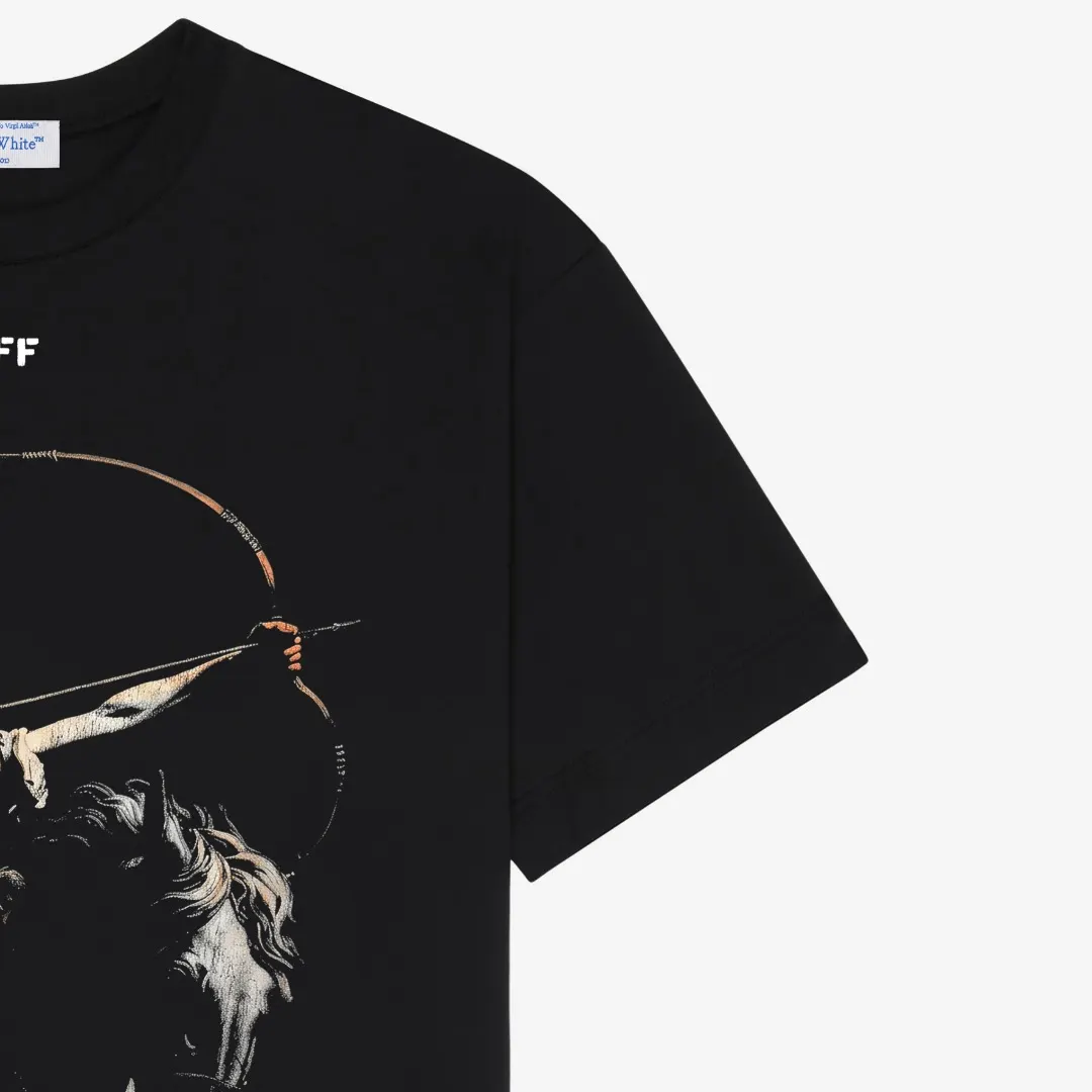 Zodiac Series Graphic Print Cotton T-Shirt D13520307 — view 5