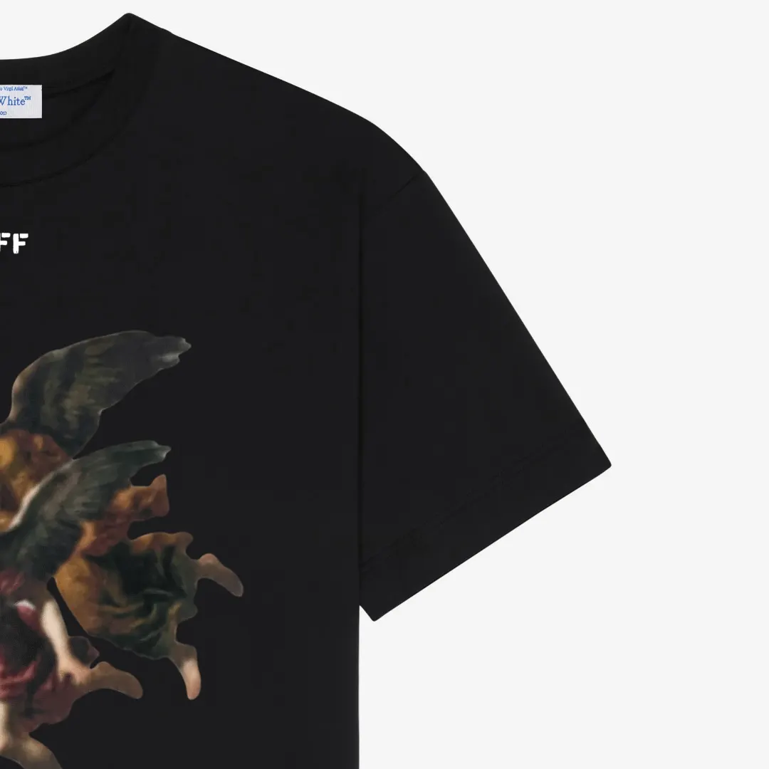 Angel Graphic Print Cotton T-Shirt D13520303 — view 5