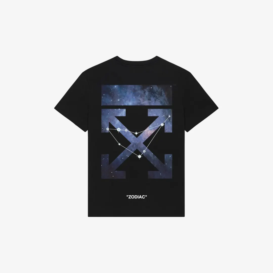 Zodiac Graphic Print Cotton T-Shirt D13520291 — view 2