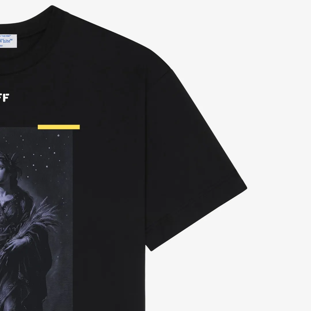 Zodiac Graphic Print Cotton T-Shirt D13520291 — view 5