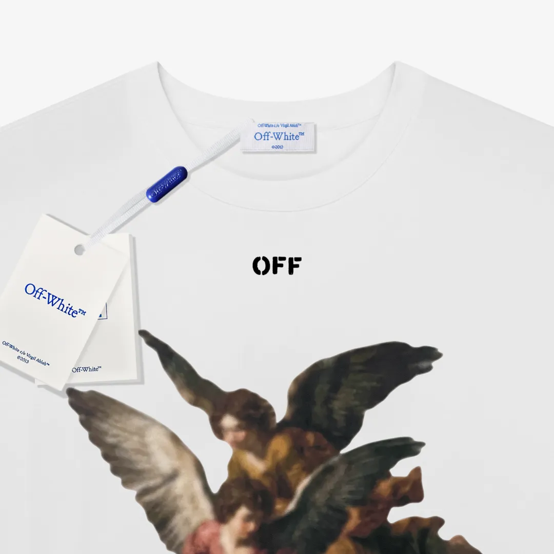 Angel Graphic Print Cotton T-Shirt D13520304 — view 3