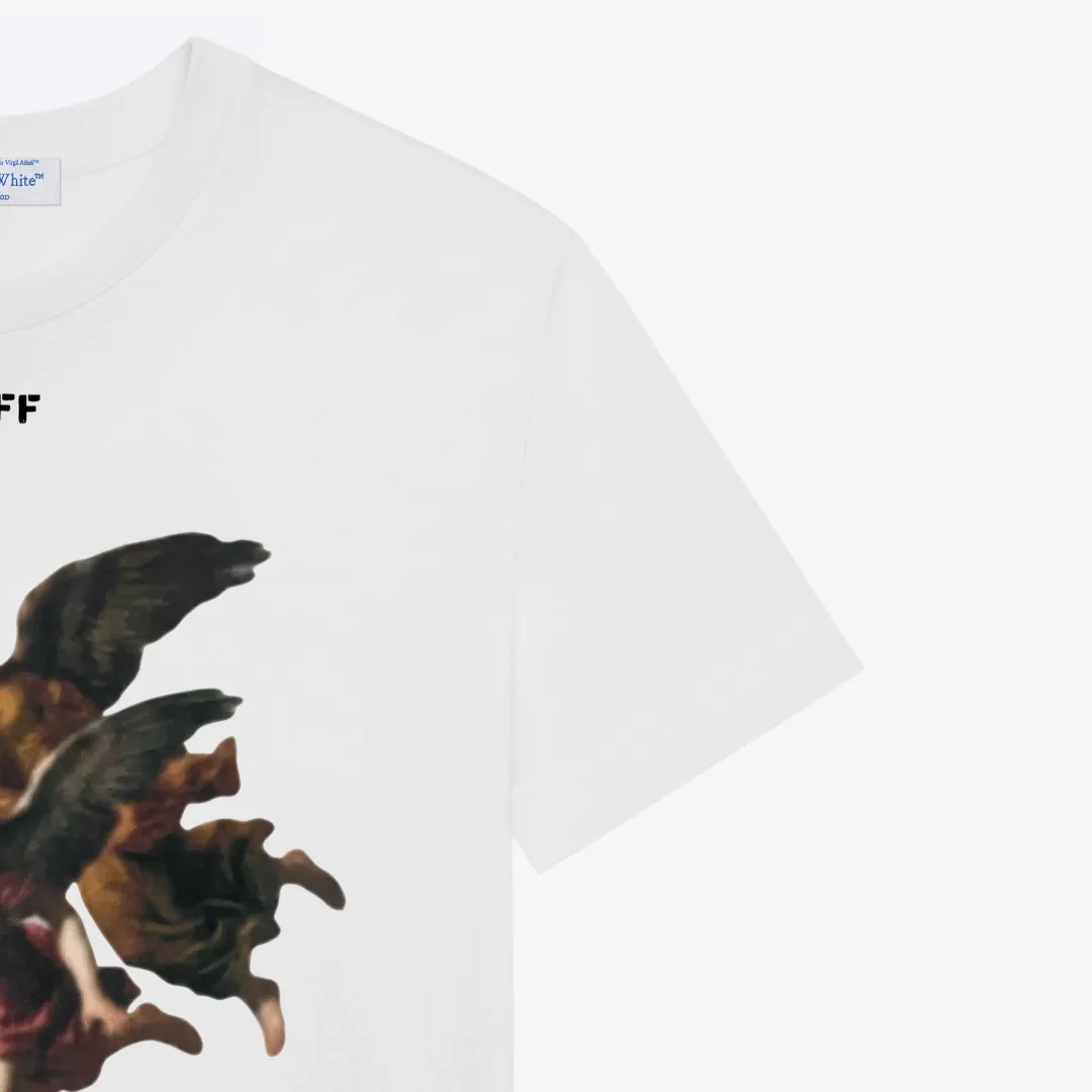 Angel Graphic Print Cotton T-Shirt D13520304 — view 5