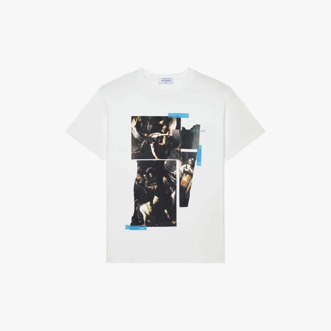 Caravaggio Graphic Print Cotton T-Shirt D13520309