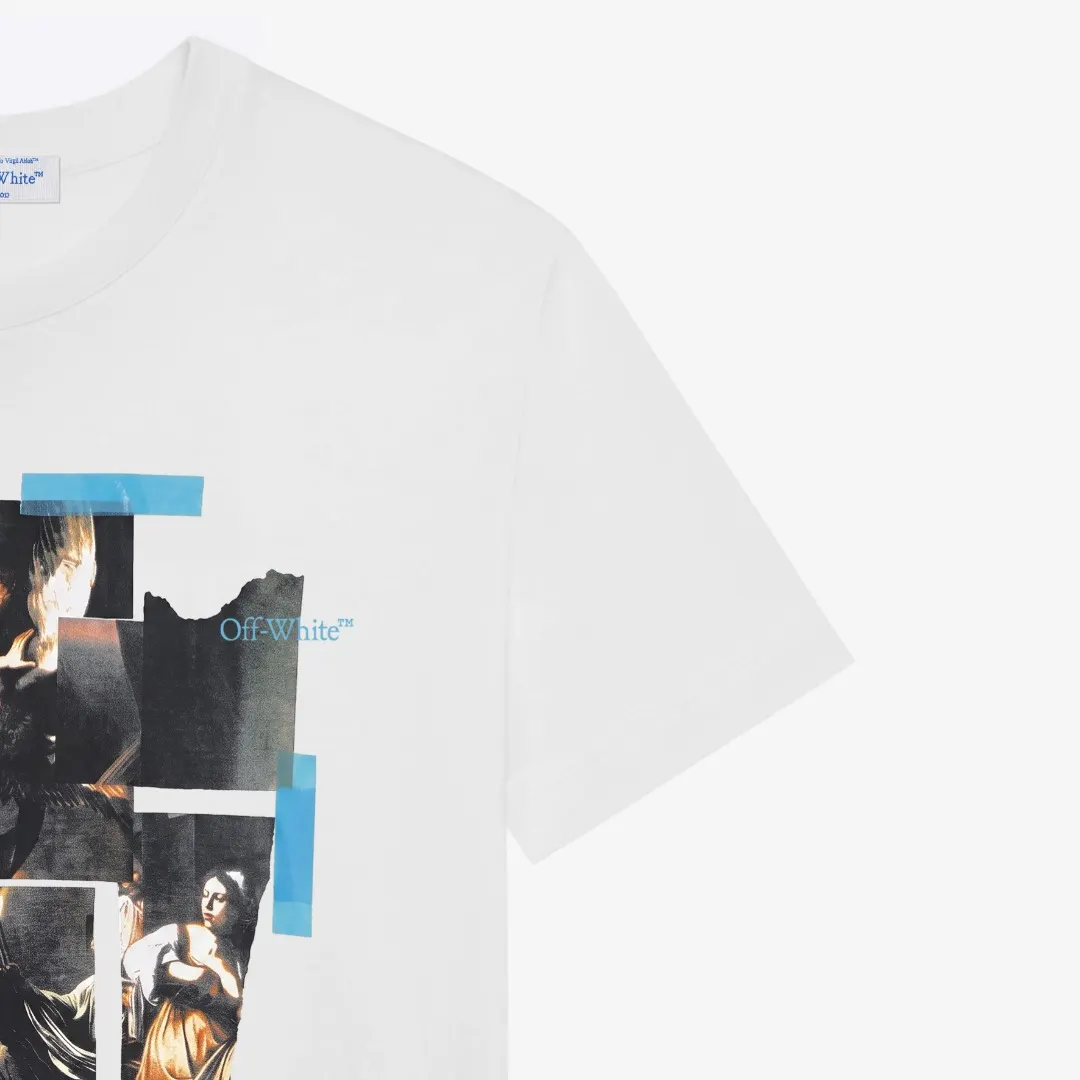 Caravaggio Graphic Print Cotton T-Shirt D13520309 — view 5