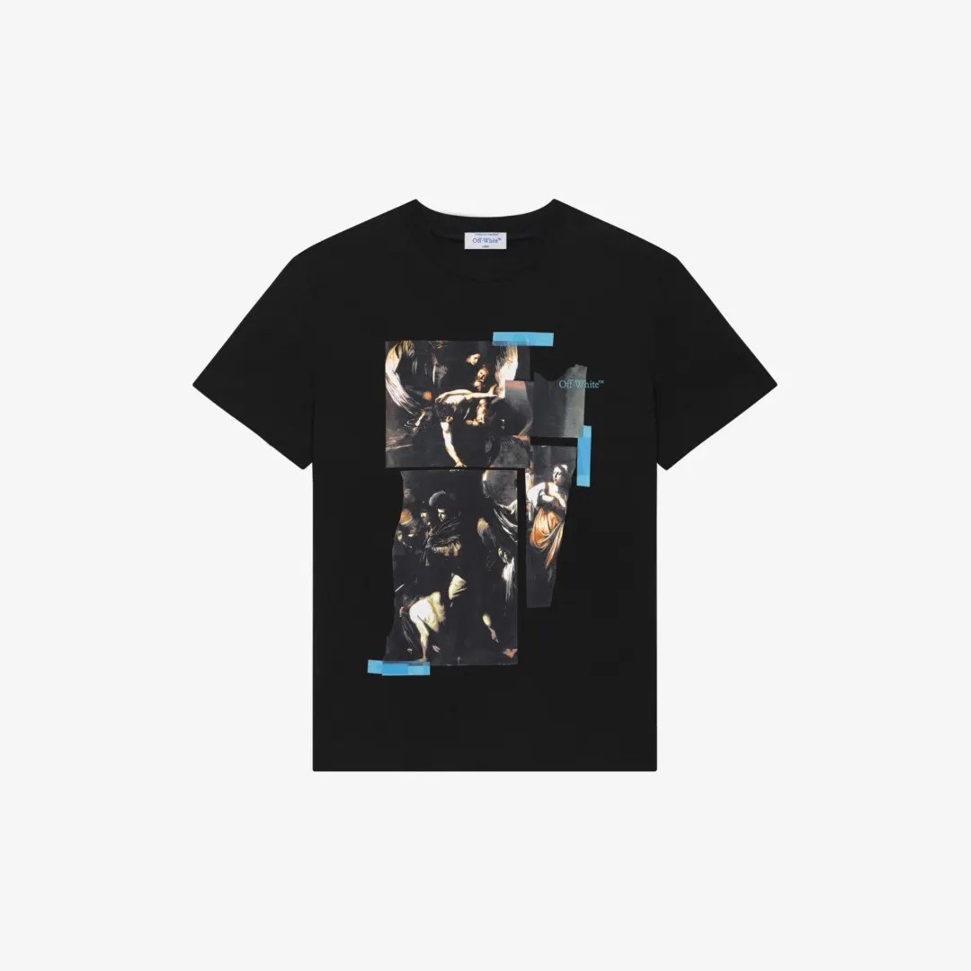 Caravaggio Graphic Print Cotton T-Shirt D13520308