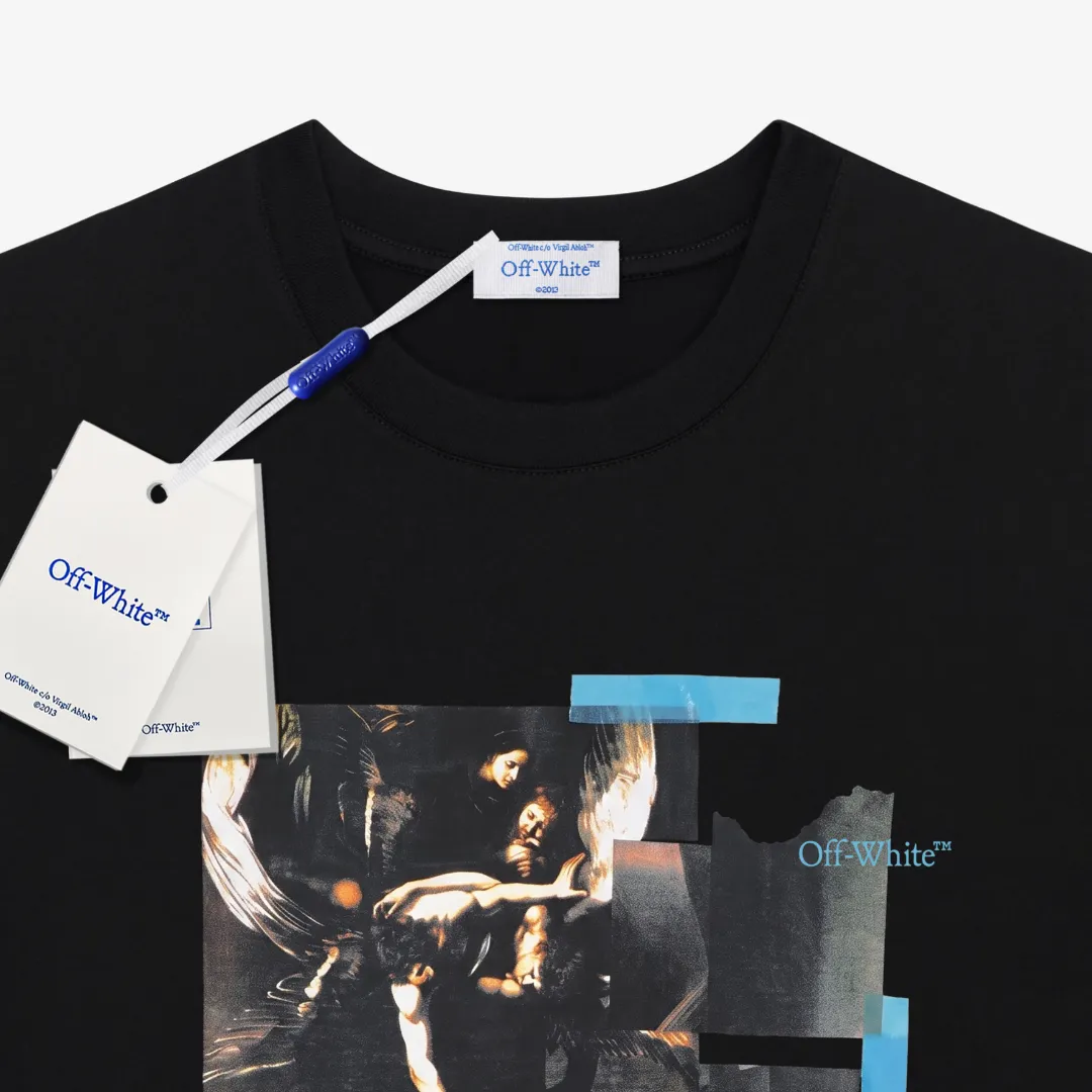 Caravaggio Graphic Print Cotton T-Shirt D13520308 — view 3