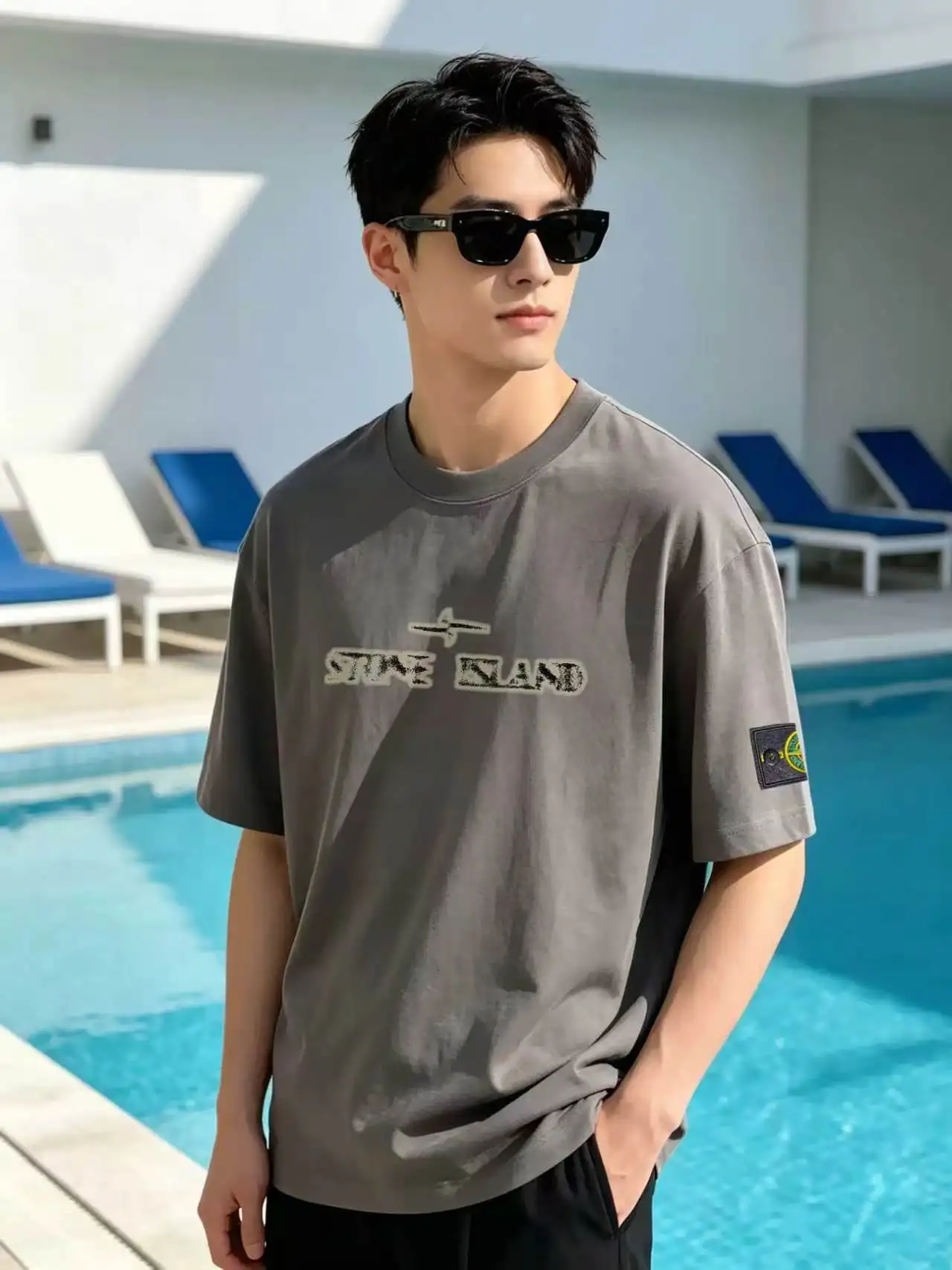 Phantom Logo Print Cotton T-Shirt D13520129 — view 5