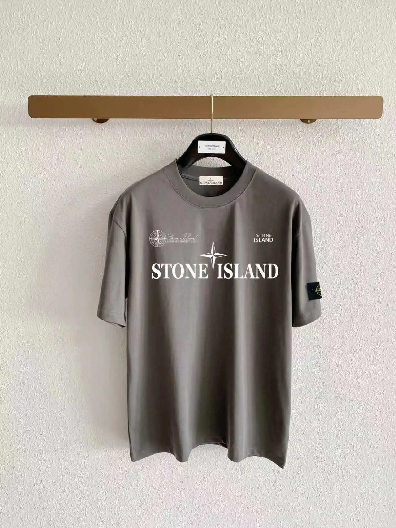 Logo Print Cotton Jersey T-Shirt D14020121