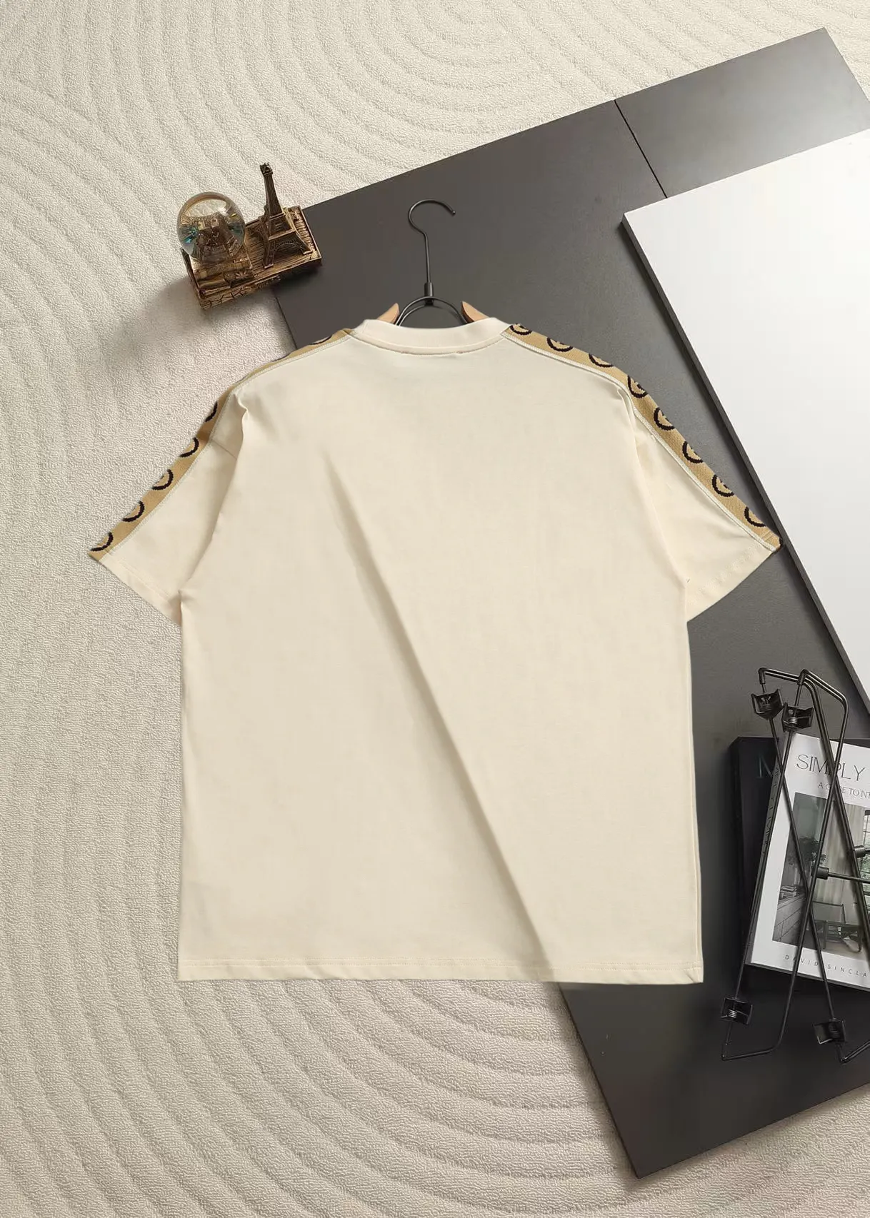 Logo-Tape Cotton Jersey T-Shirt D13520177 — view 3