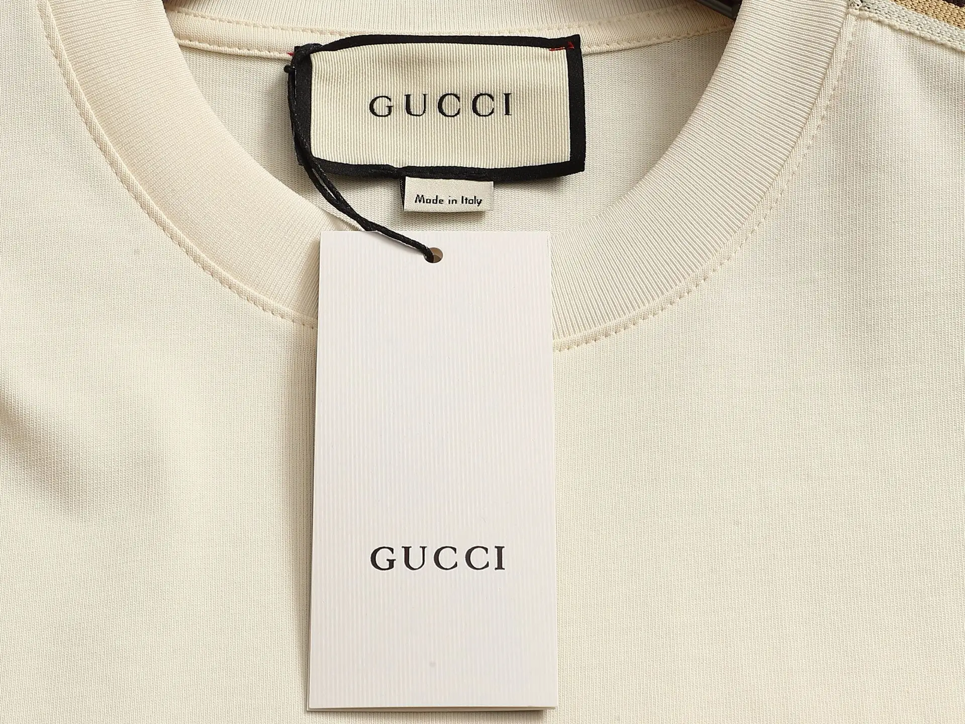 Logo-Tape Cotton Jersey T-Shirt D13520177 — view 5