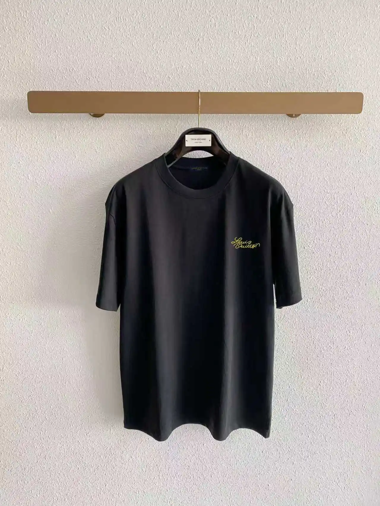 Signature Embroidered Cotton T-Shirt D14020315