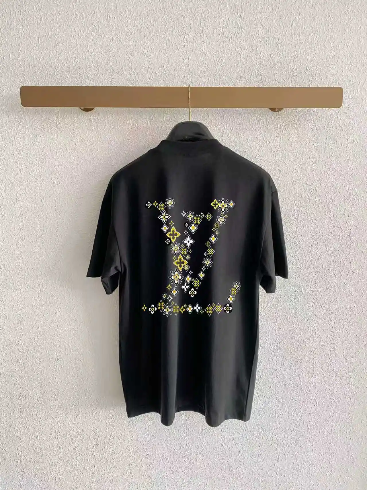Signature Embroidered Cotton T-Shirt D14020315 — view 2