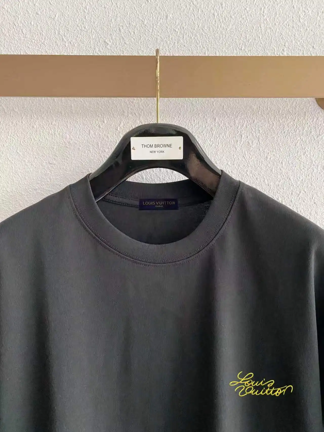 Signature Embroidered Cotton T-Shirt D14020315 — view 3