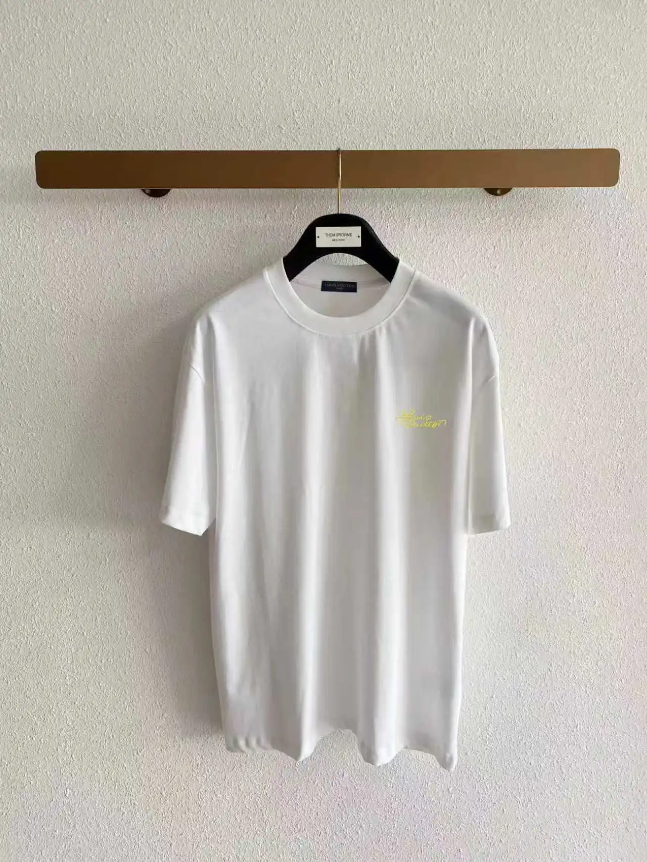 Signature Embroidered Cotton T-Shirt D14020312