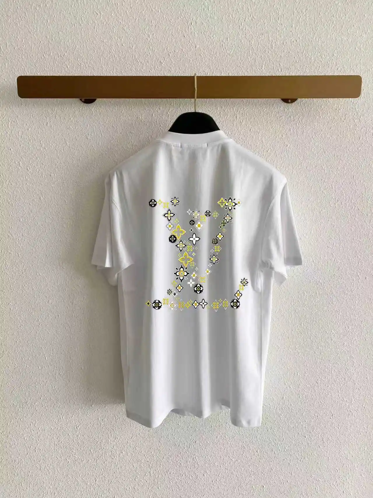 Signature Embroidered Cotton T-Shirt D14020312 — view 2