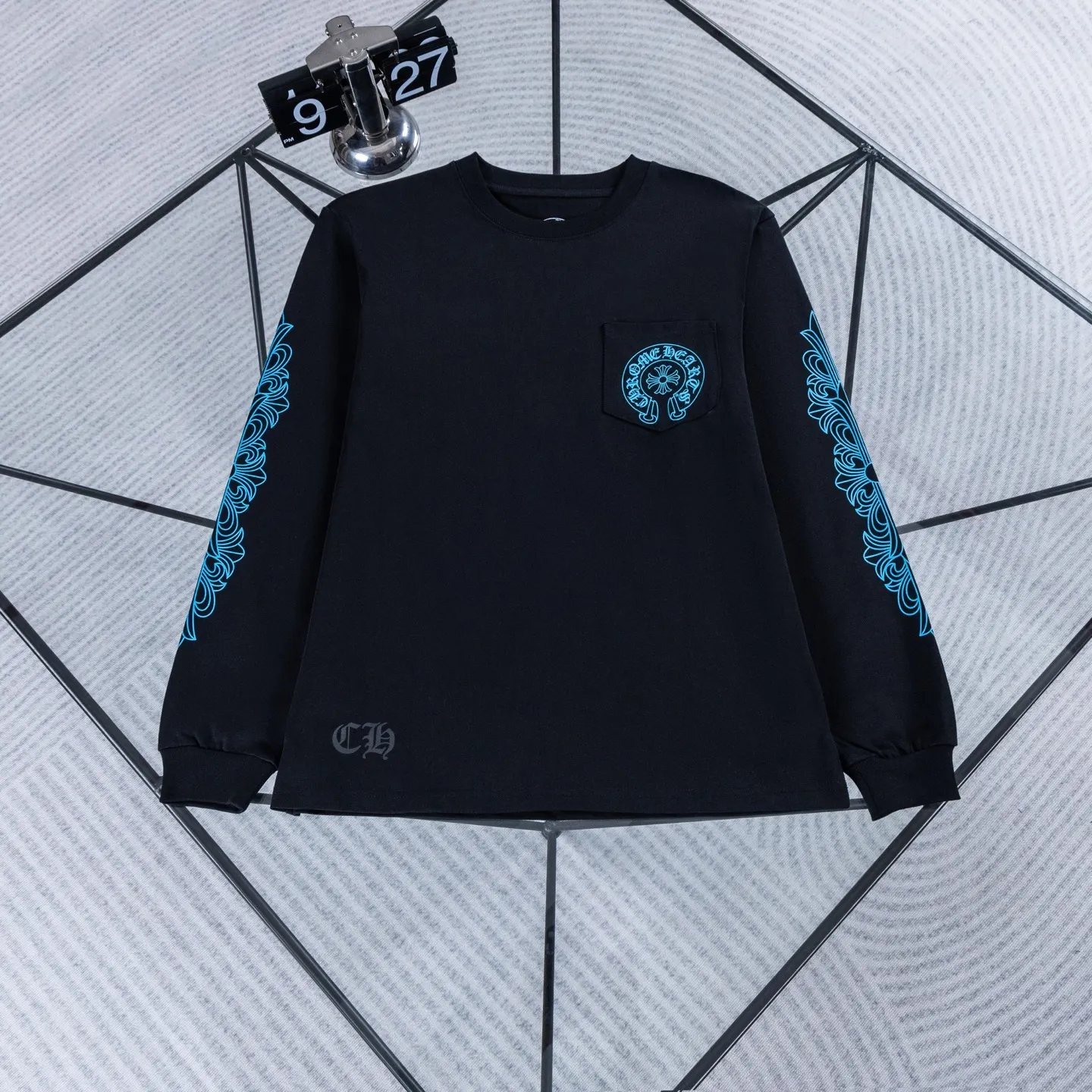 Chrome Hearts Horseshoe Logo Long-Sleeve T-Shirt D14021441