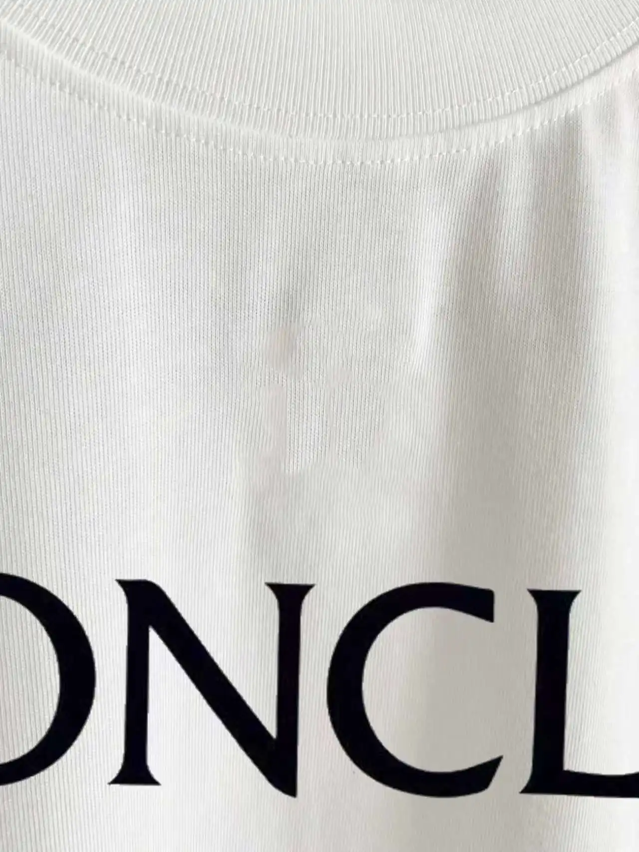 Logo Flocked Cotton T-Shirt D14020105 — view 4