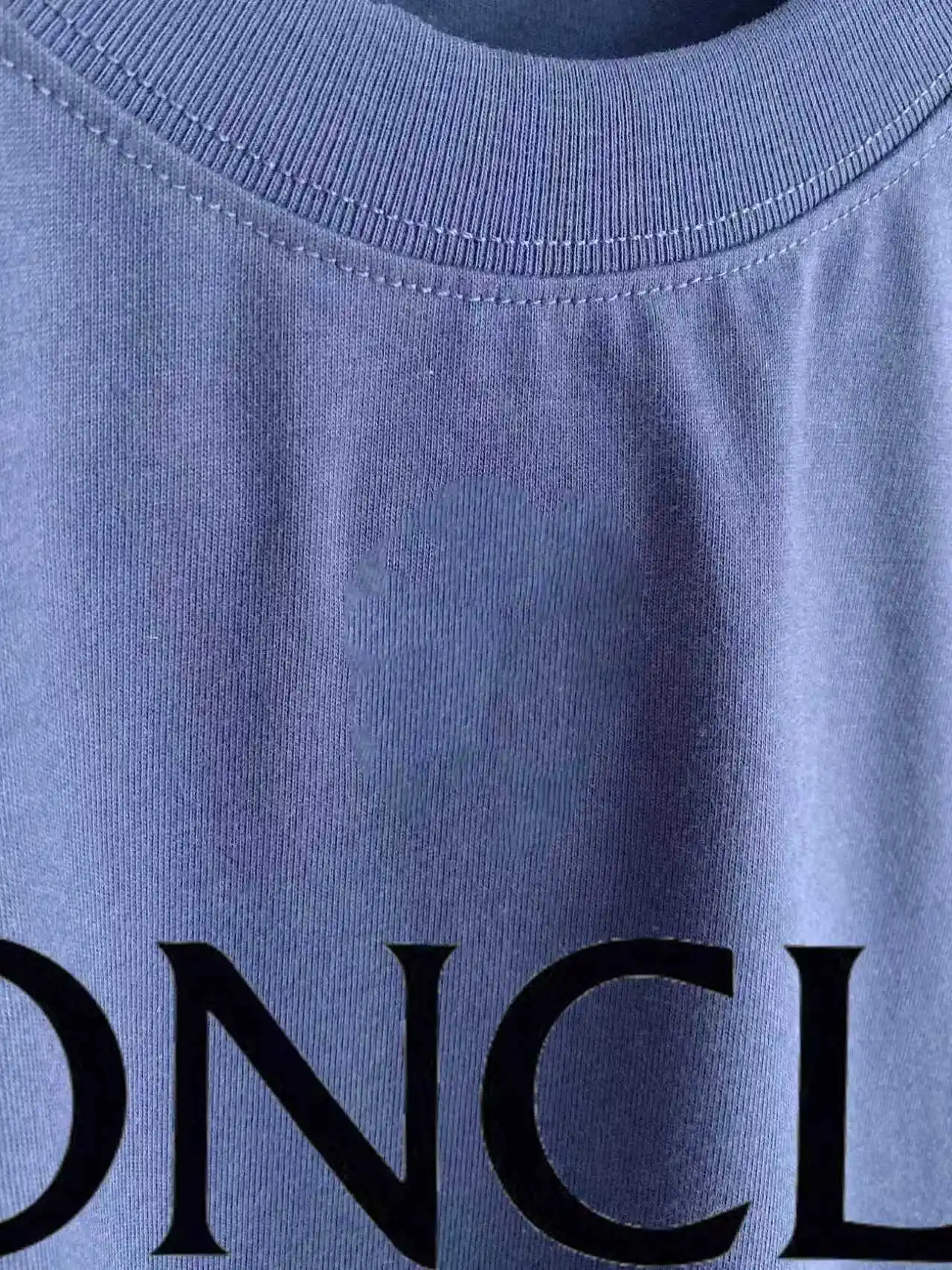 Logo Flocked Cotton T-Shirt D14020106 — view 4