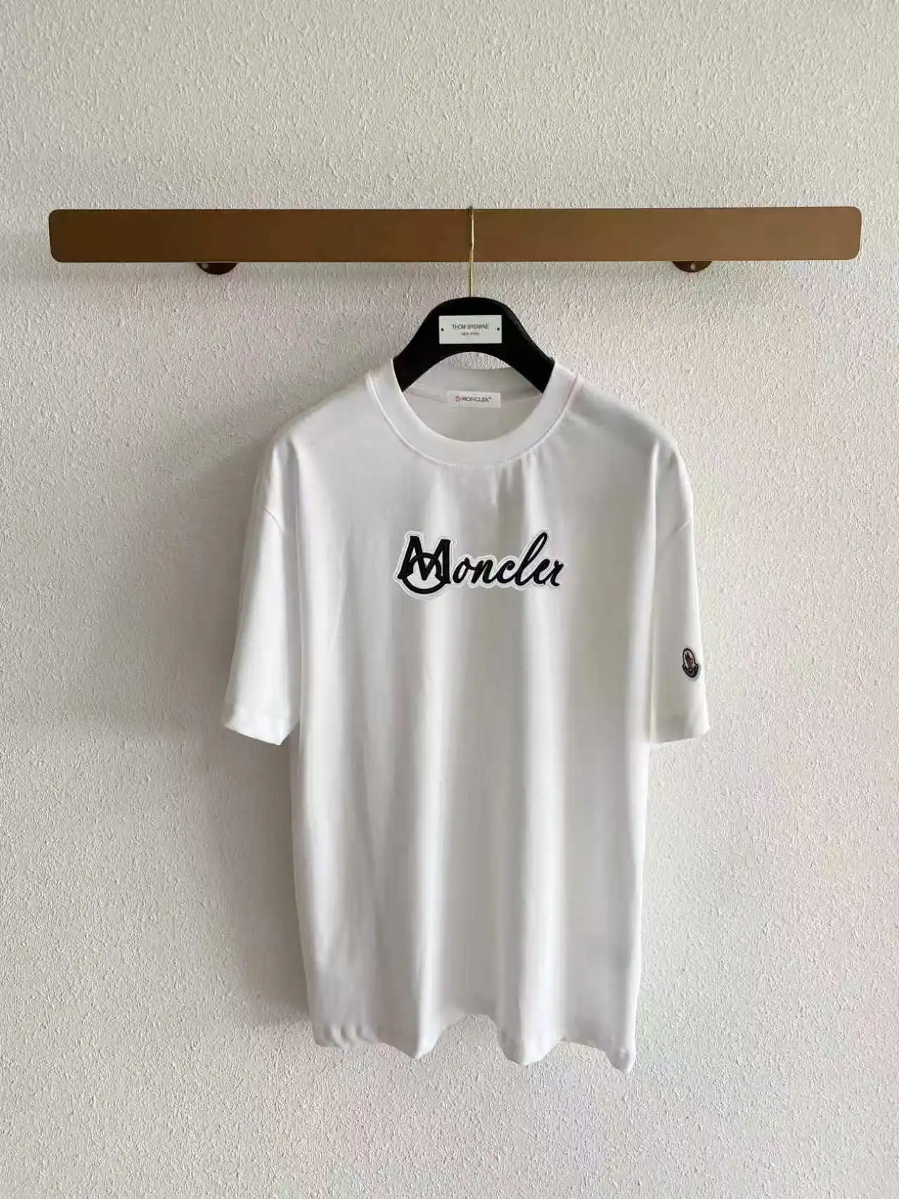Logo Embroidered Cotton T-Shirt D14020108